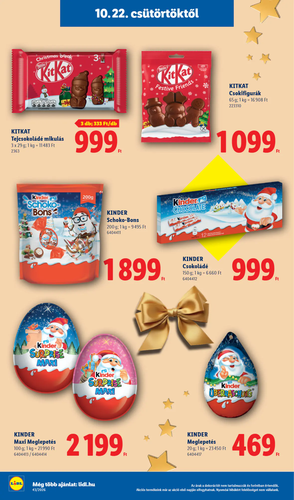 Lidl akciós újság 2026.10.22-től - 12. oldal.