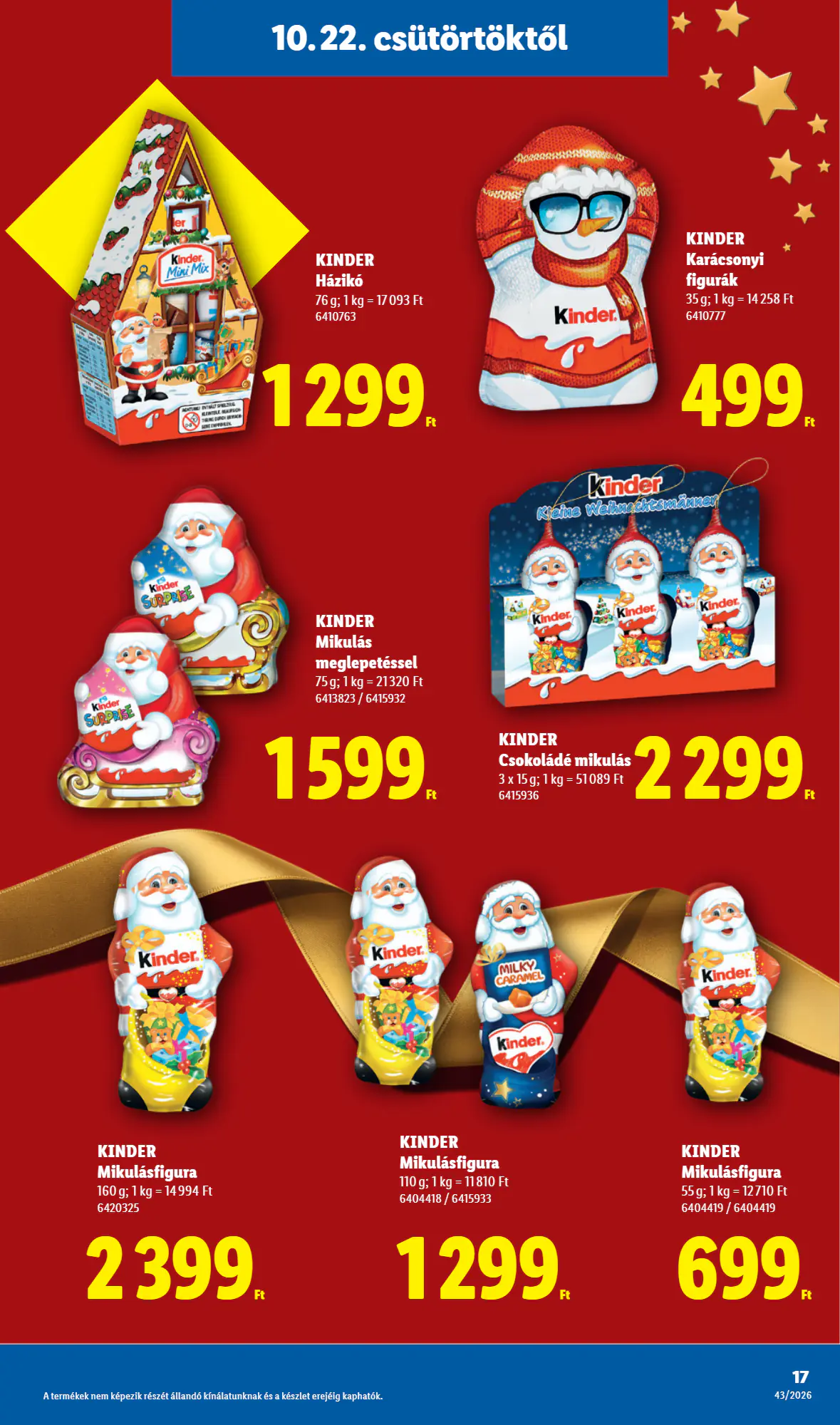 Lidl akciós újság 2026.10.22-től - 13. oldal.