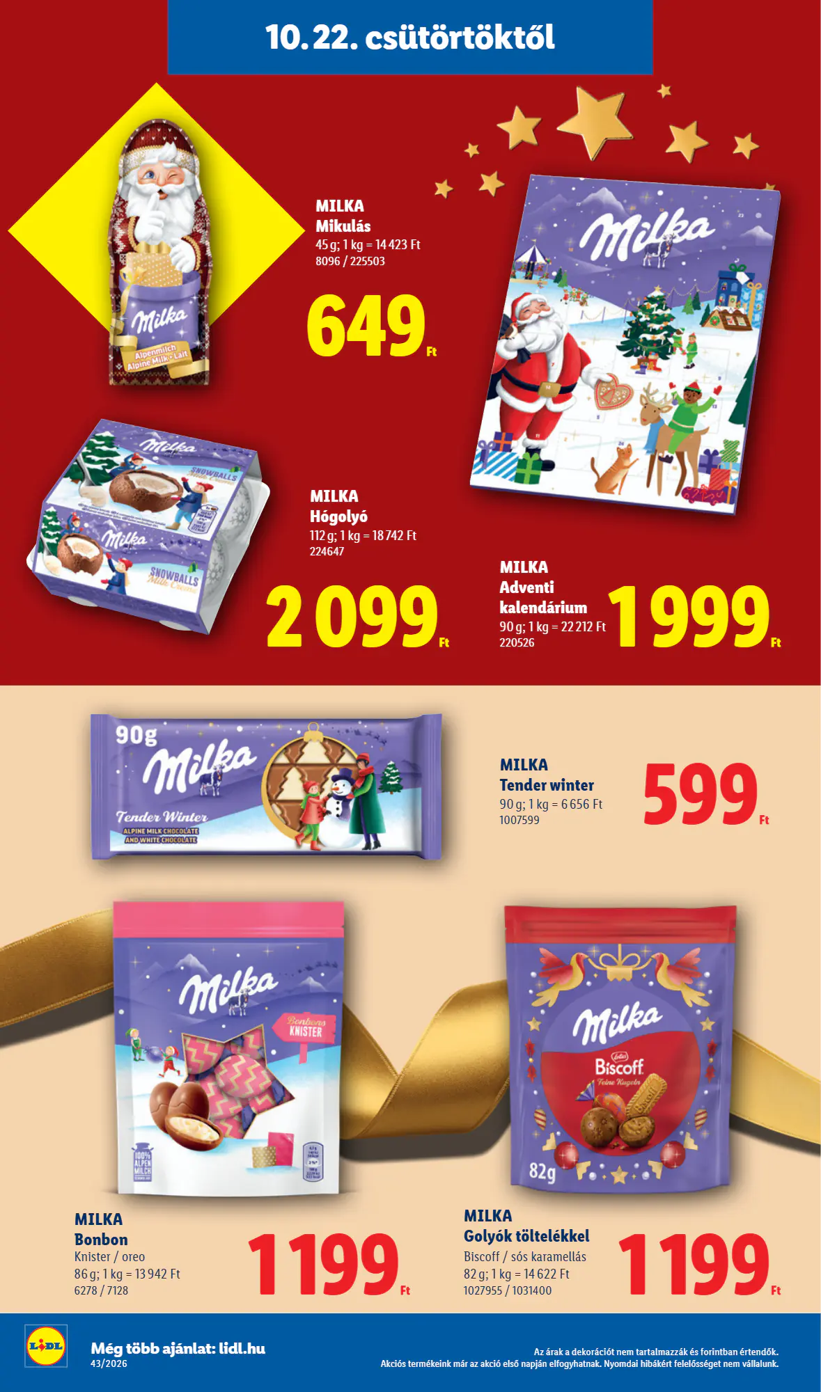 Lidl akciós újság 2026.10.22-től - 16. oldal.