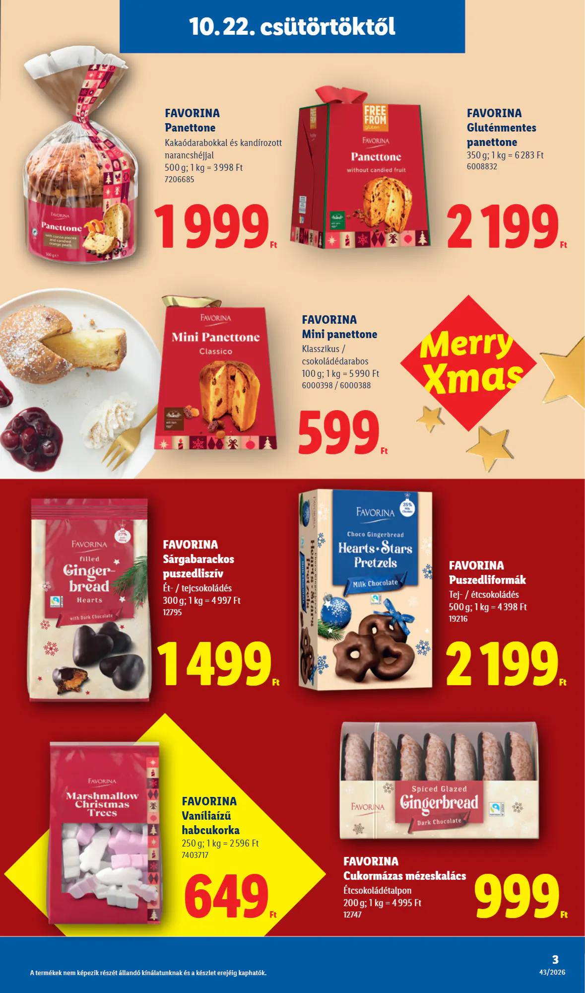 Lidl akciós újság 2026.10.22-től - 3. oldal.
