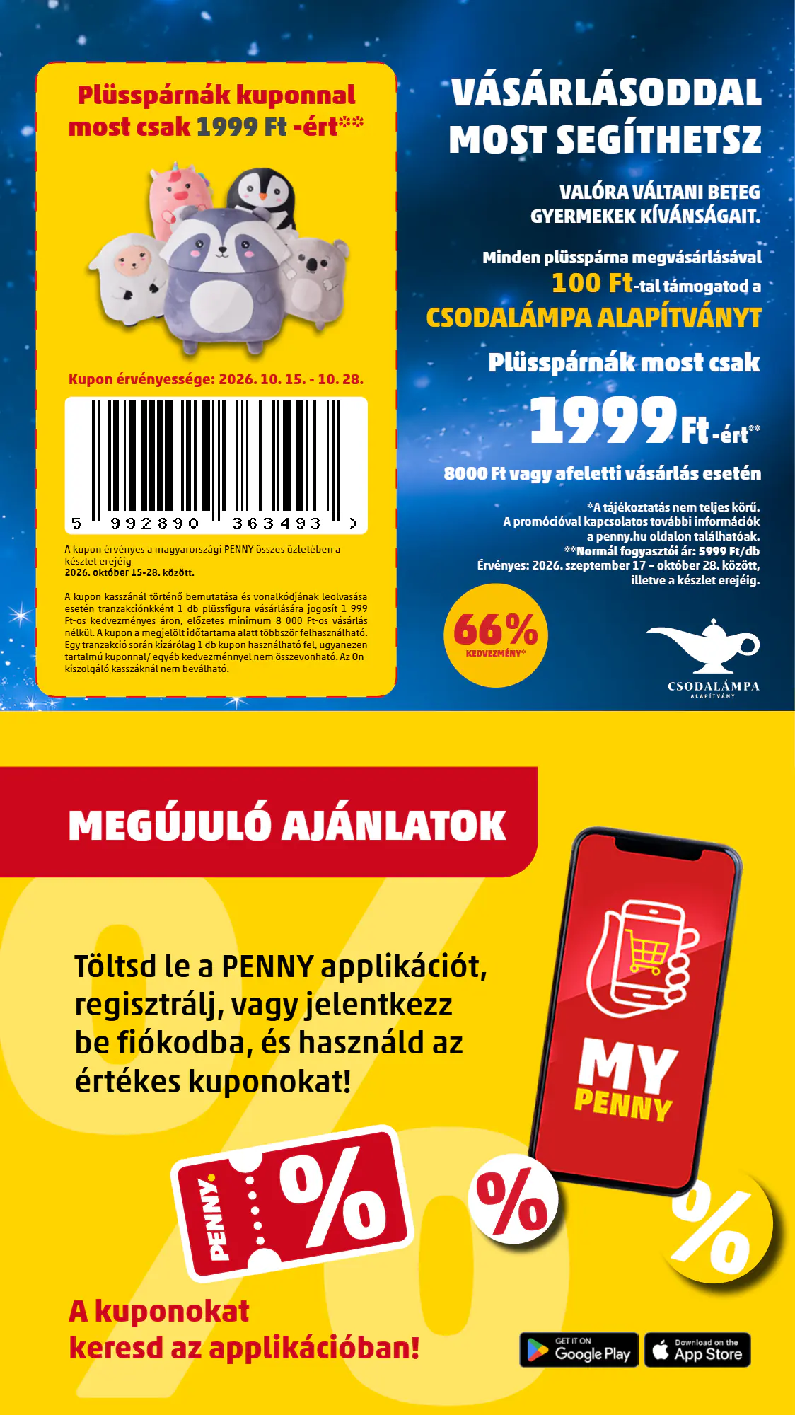 Penny Market akciós újság 2026.10.22-től - 26. oldal.