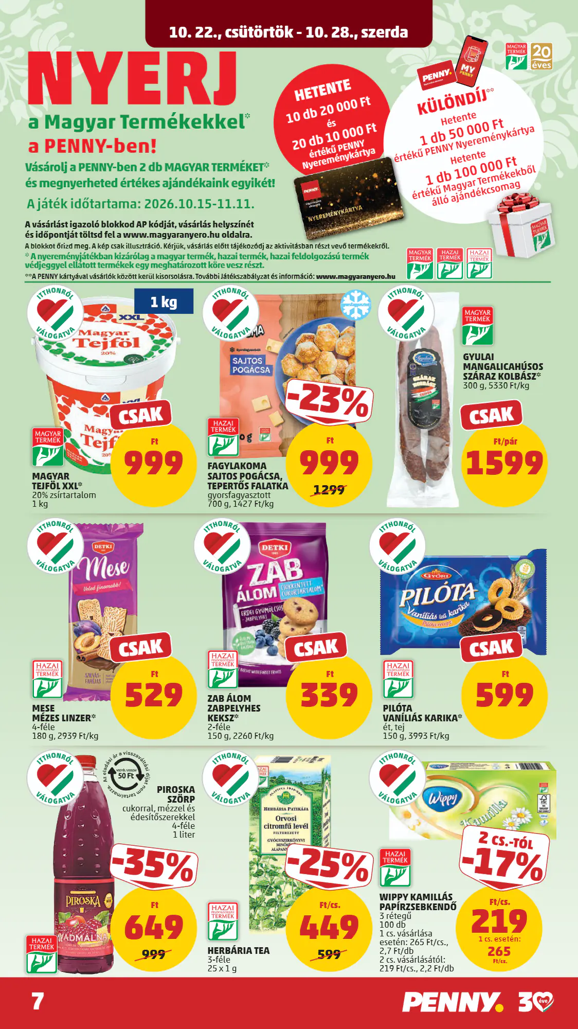 Penny Market akciós újság 2026.10.22-től - 9. oldal.