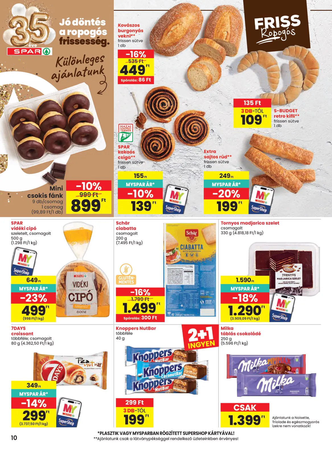 Spar akciós újság 2026.10.22-től - 10. oldal.