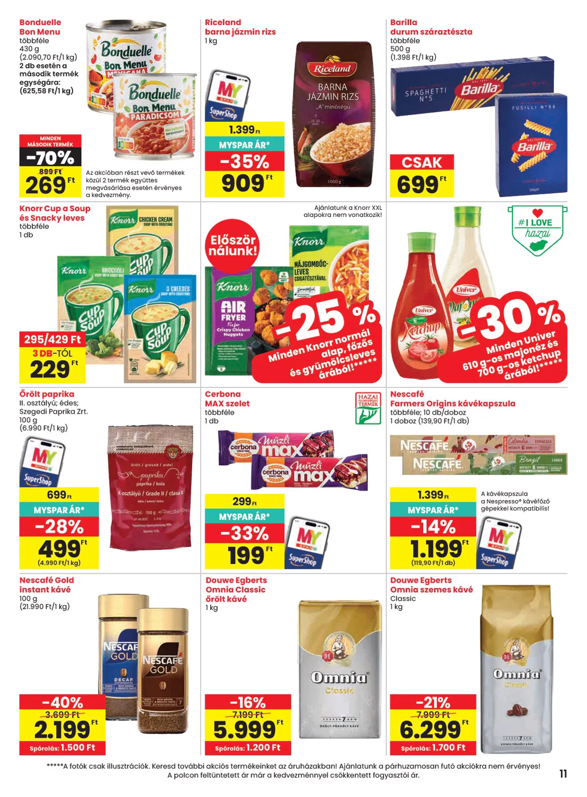 Spar akciós újság 2026.10.22-től - 11. oldal.