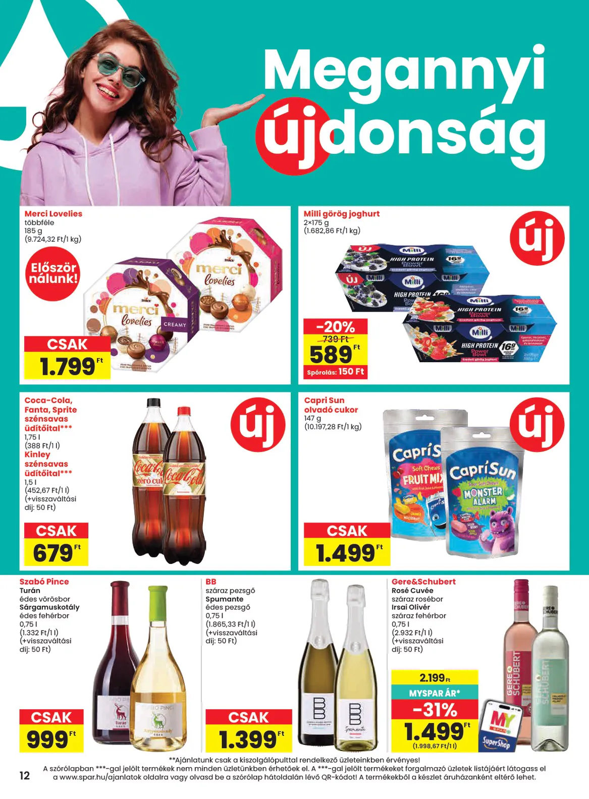 Spar akciós újság 2026.10.22-től - 12. oldal.