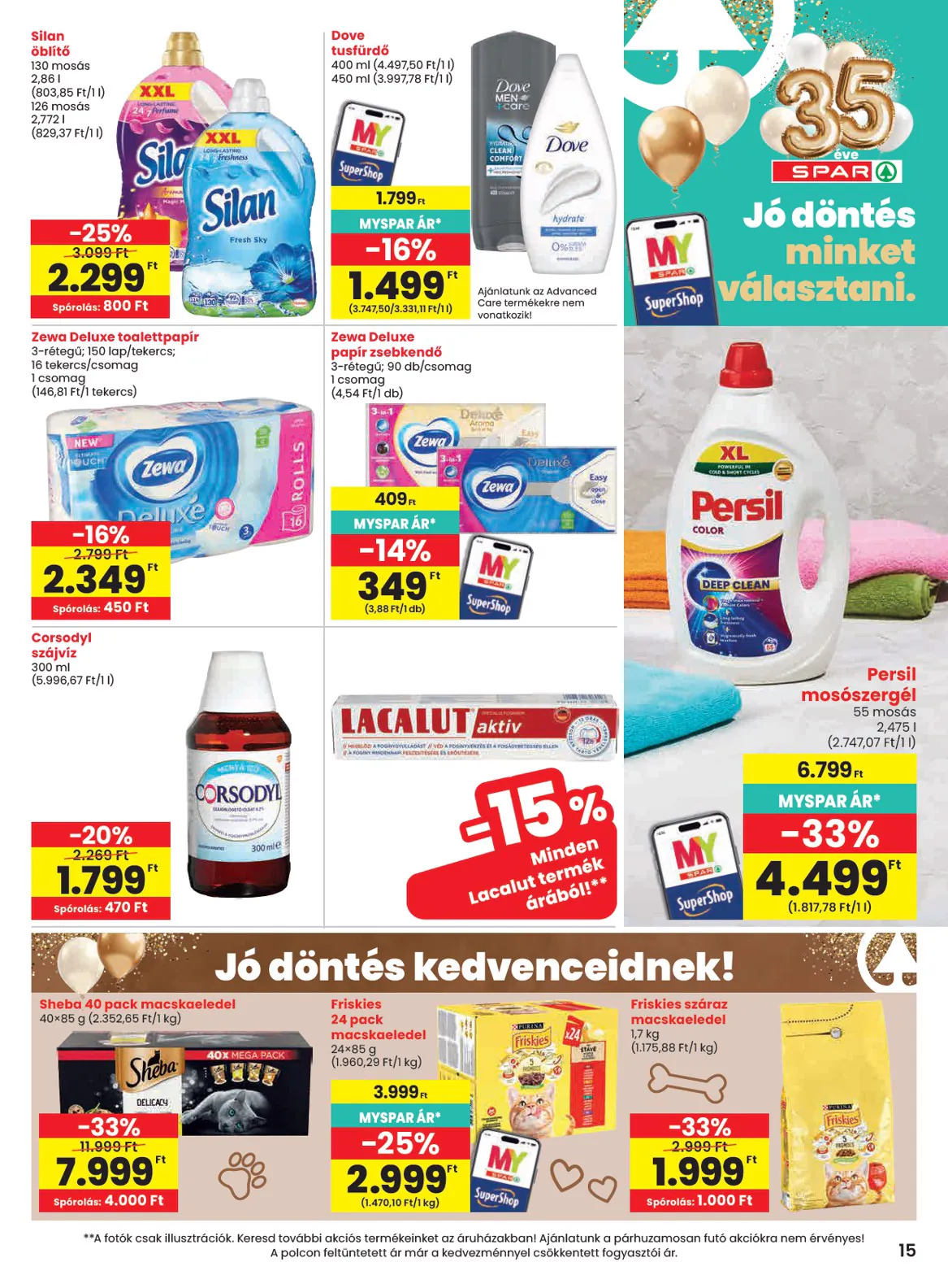 Spar akciós újság 2026.10.22-től - 15. oldal.