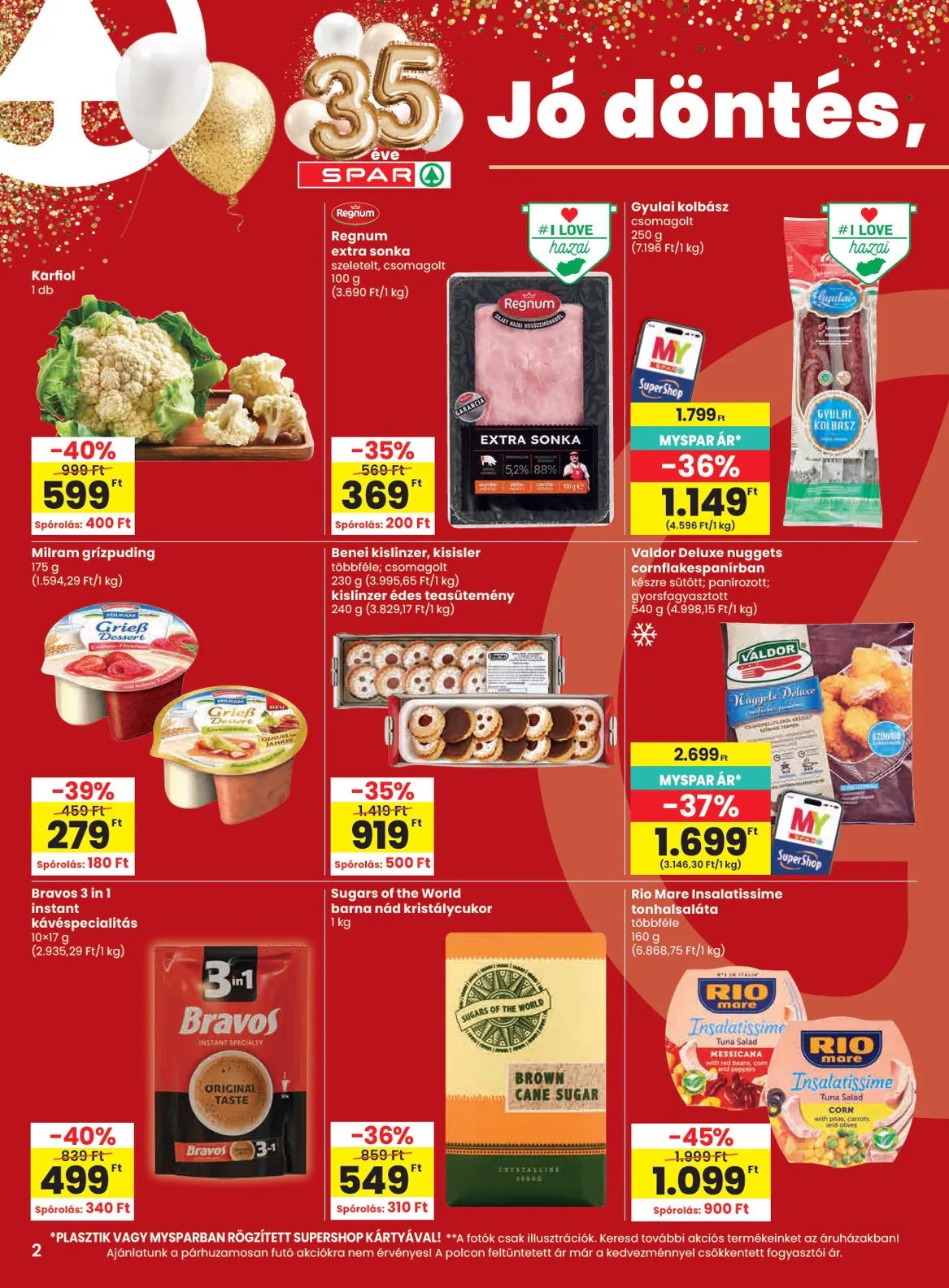 Spar akciós újság 2026.10.22-től - 2. oldal.