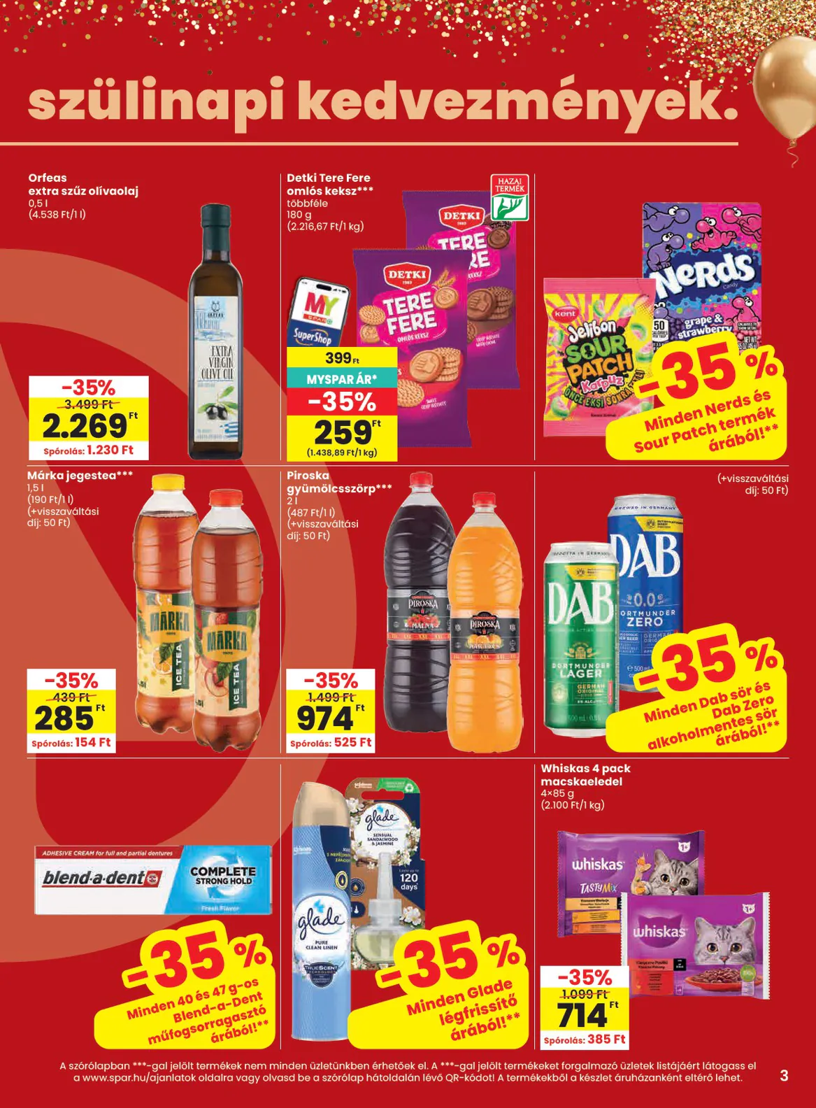 Spar akciós újság 2026.10.22-től - 3. oldal.
