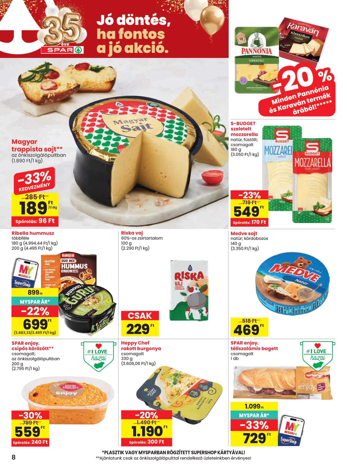Spar akciós újság 2026.10.22-től - 8. oldal.