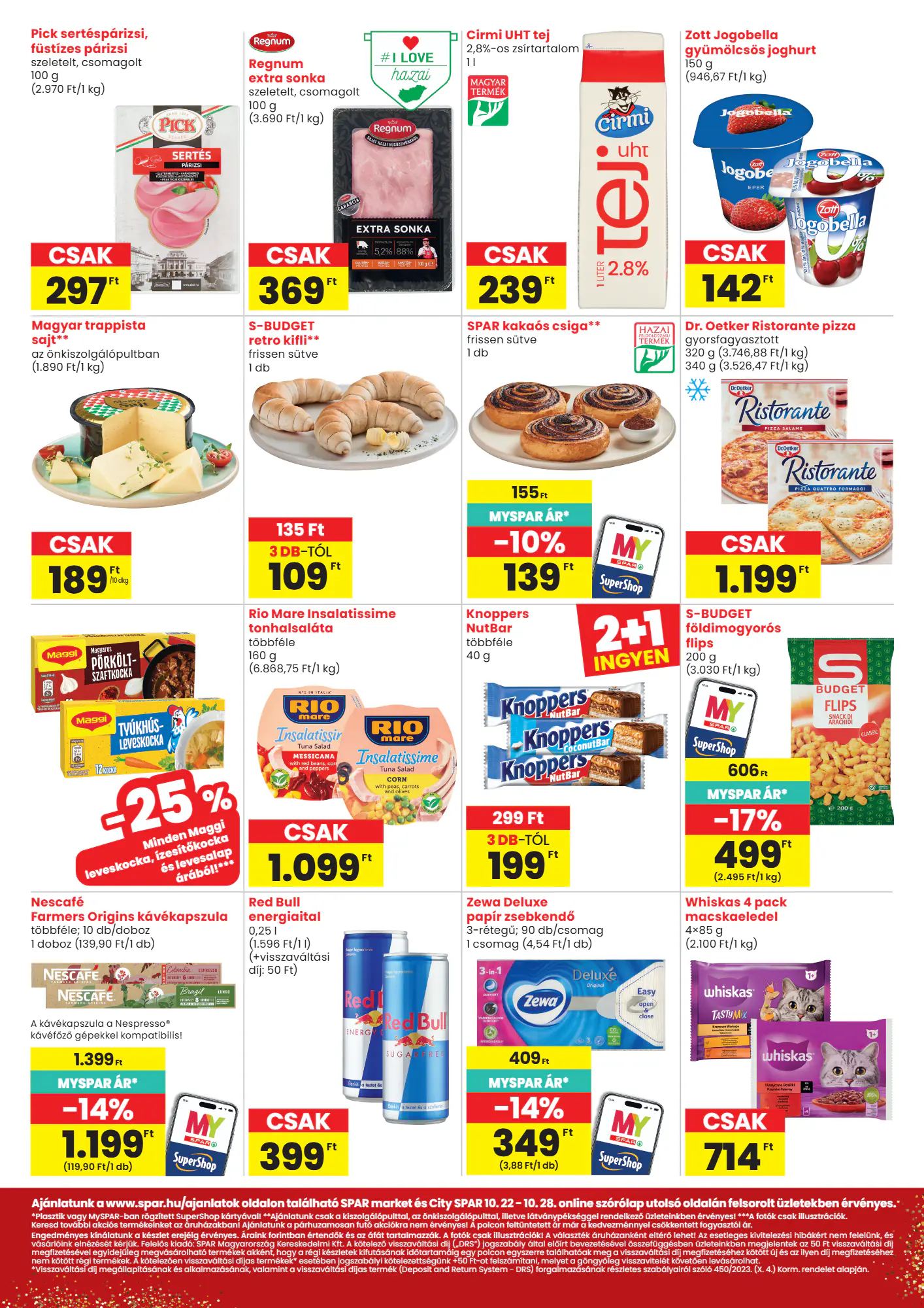 Spar Market akciós újság 2026.10.22-től - 2. oldal.