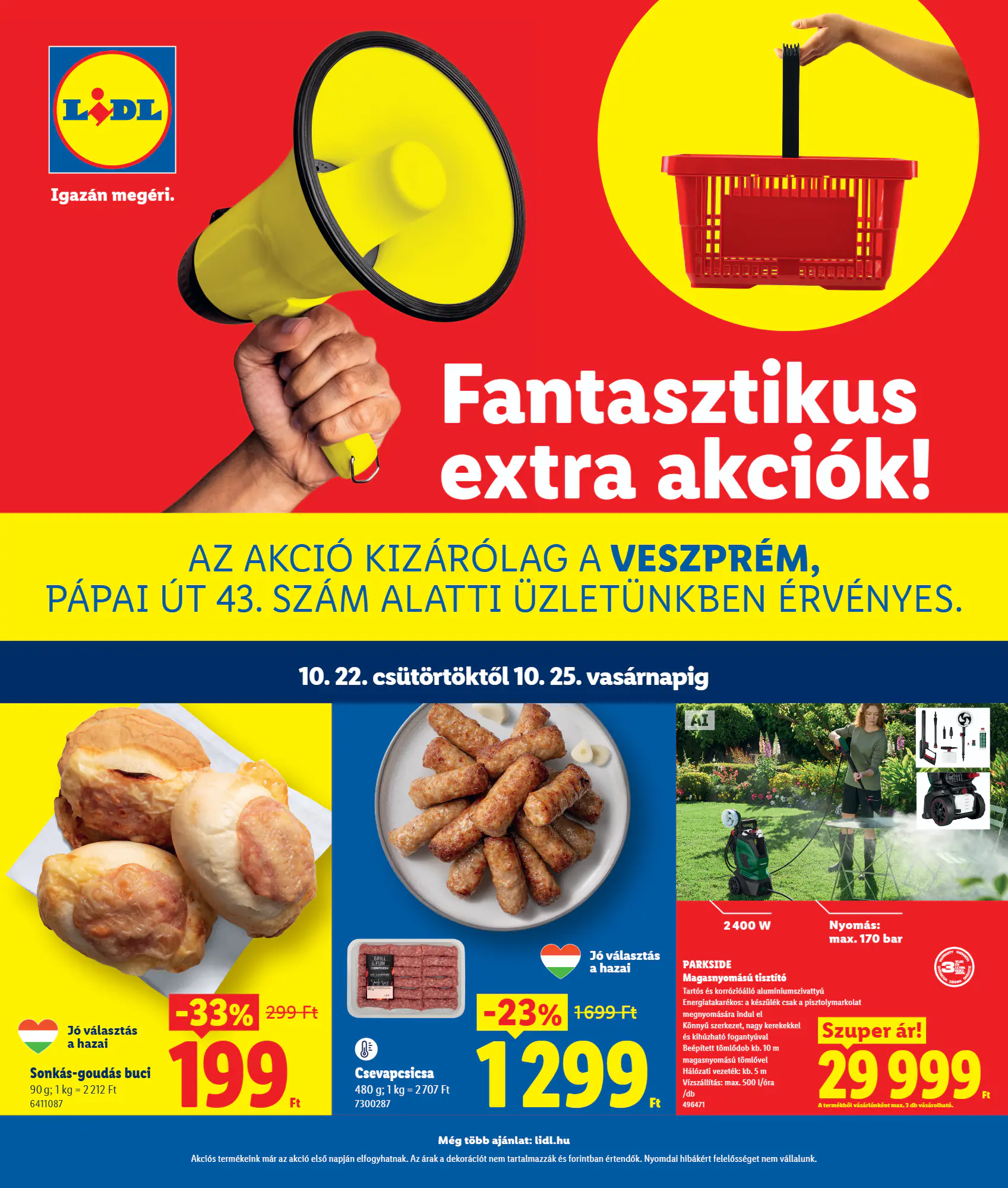 Lidl akciós újság 2026.10.22-től - 1. oldal.