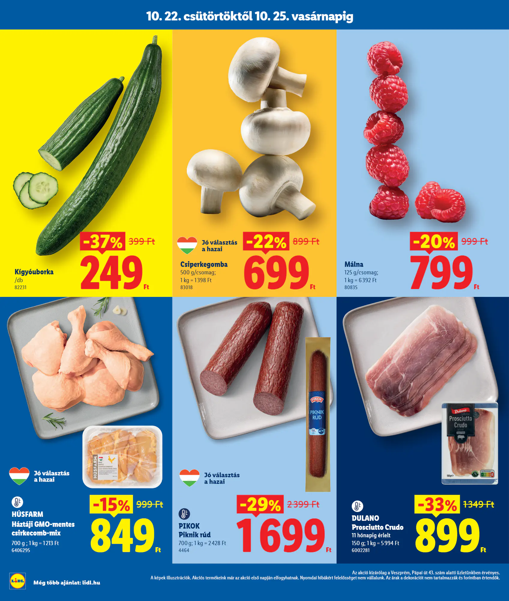 Lidl akciós újság 2026.10.22-től - 2. oldal.