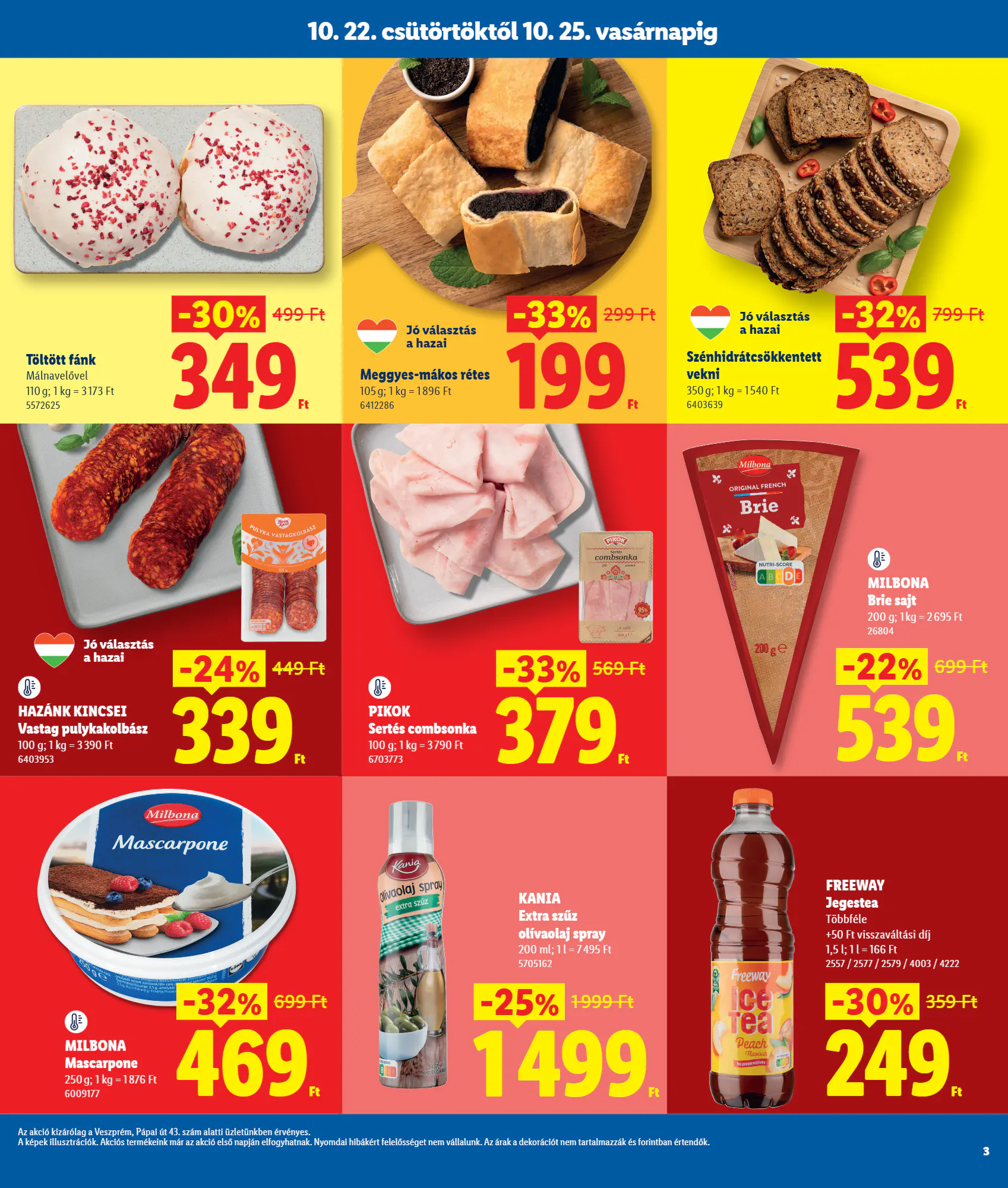 Lidl akciós újság 2026.10.22-től - 3. oldal.