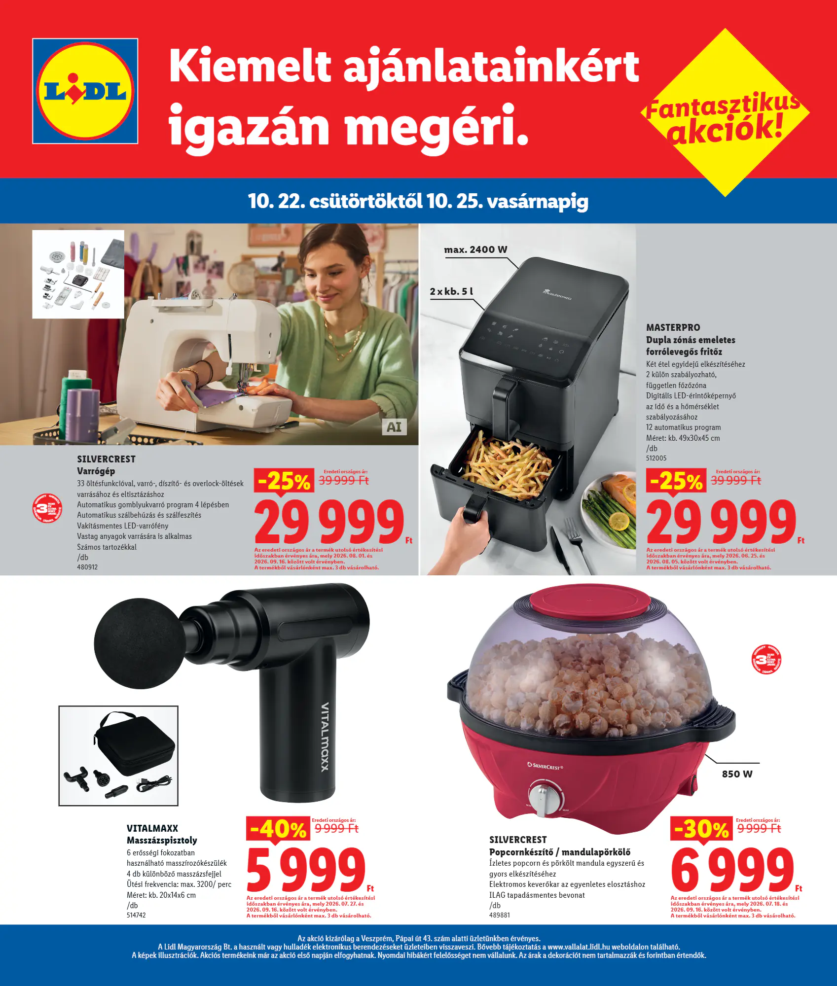 Lidl akciós újság 2026.10.22-től - 4. oldal.