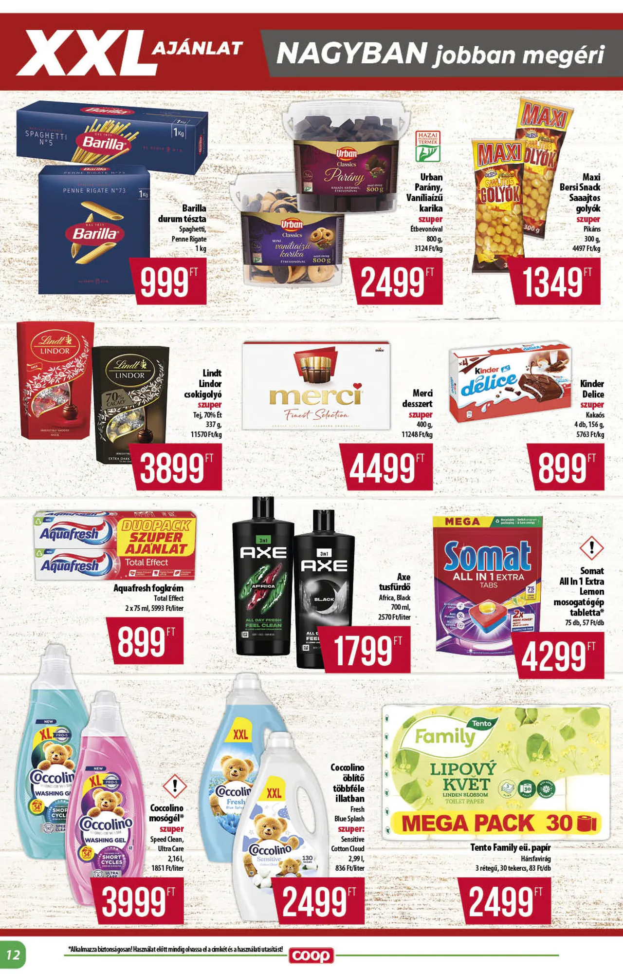 Coop akciós újság 2026.10.22-től - 12. oldal.