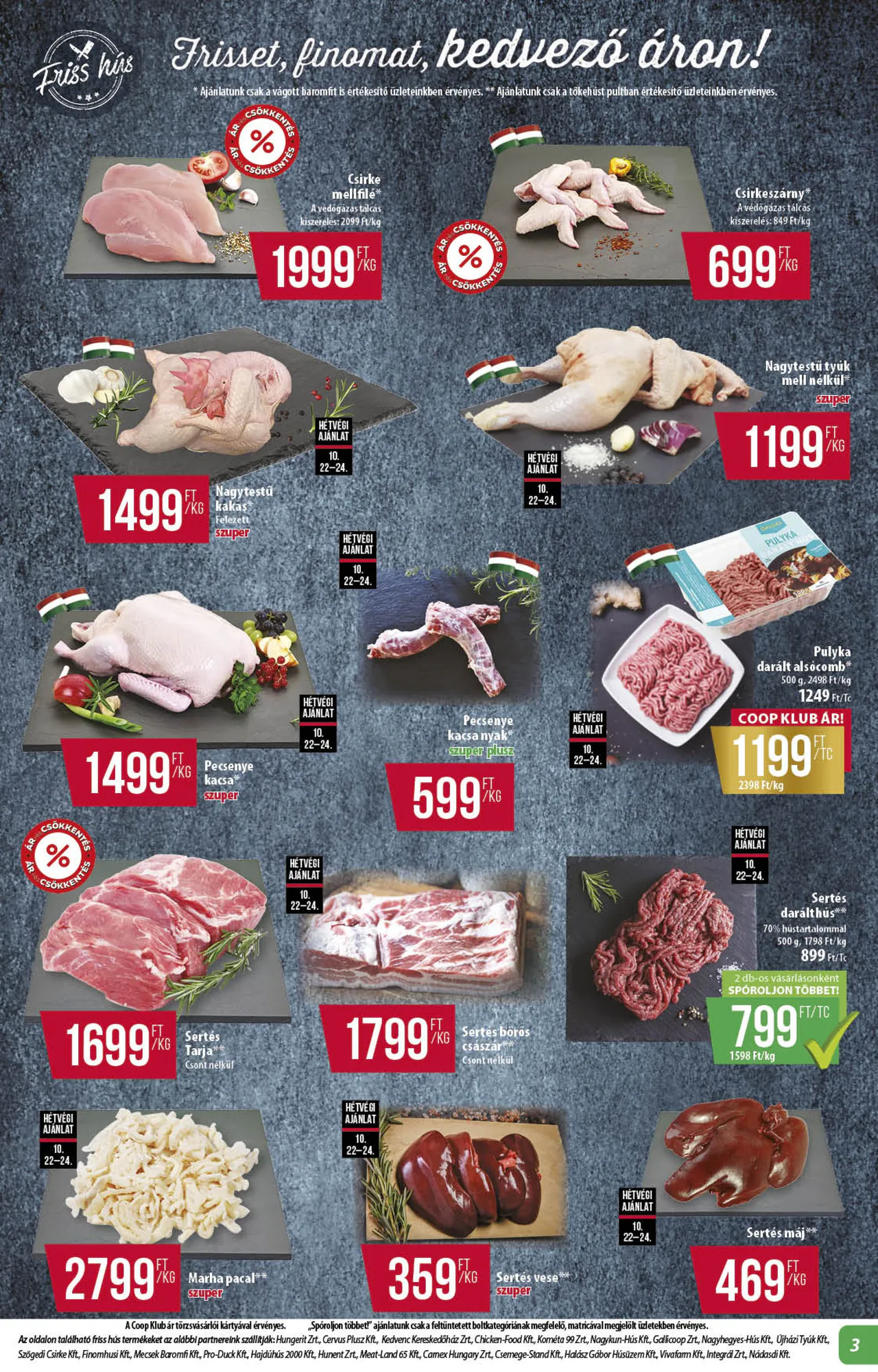 Coop akciós újság 2026.10.22-től - 3. oldal.