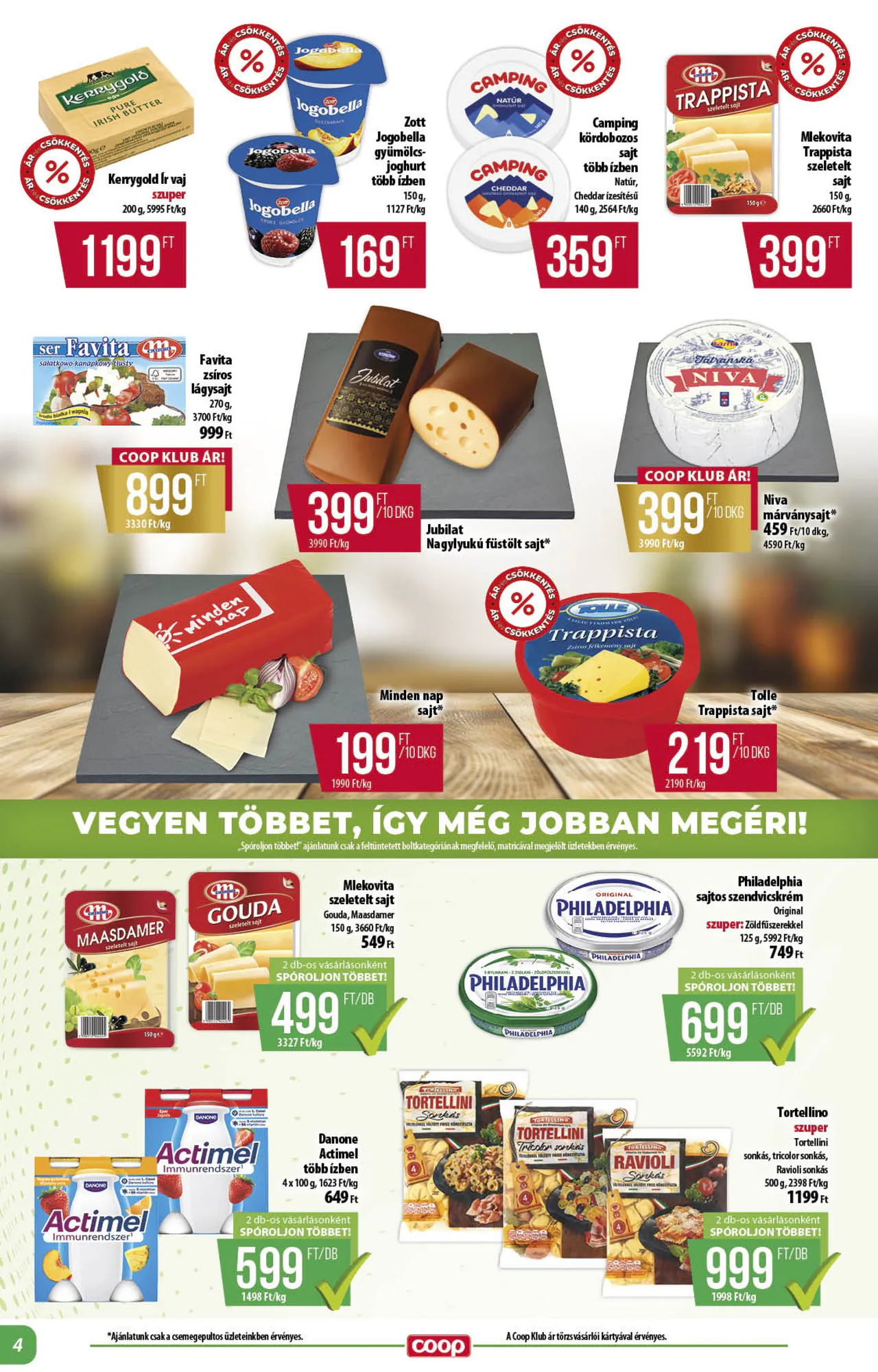 Coop akciós újság 2026.10.22-től - 4. oldal.