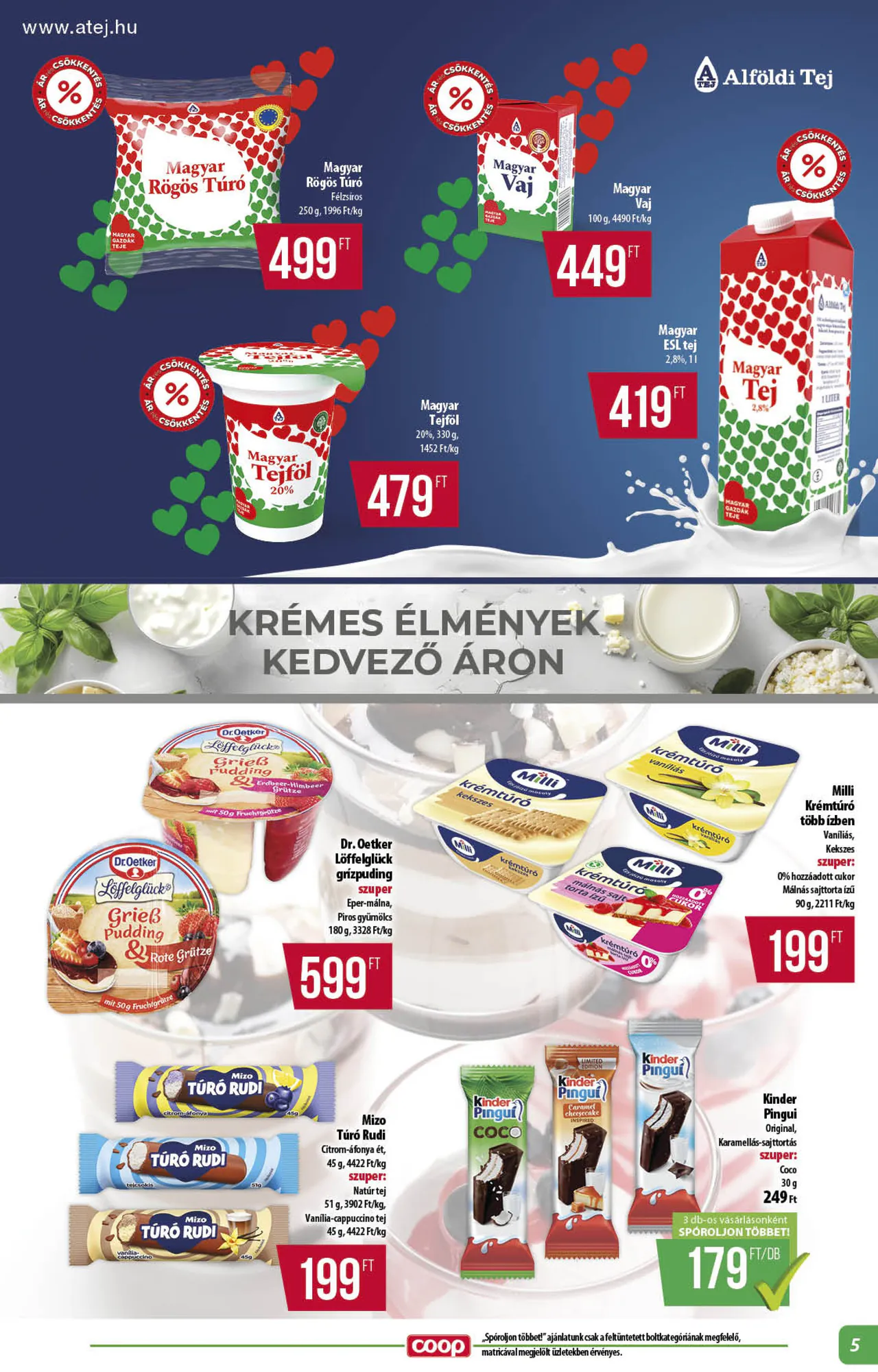 Coop akciós újság 2026.10.22-től - 5. oldal.