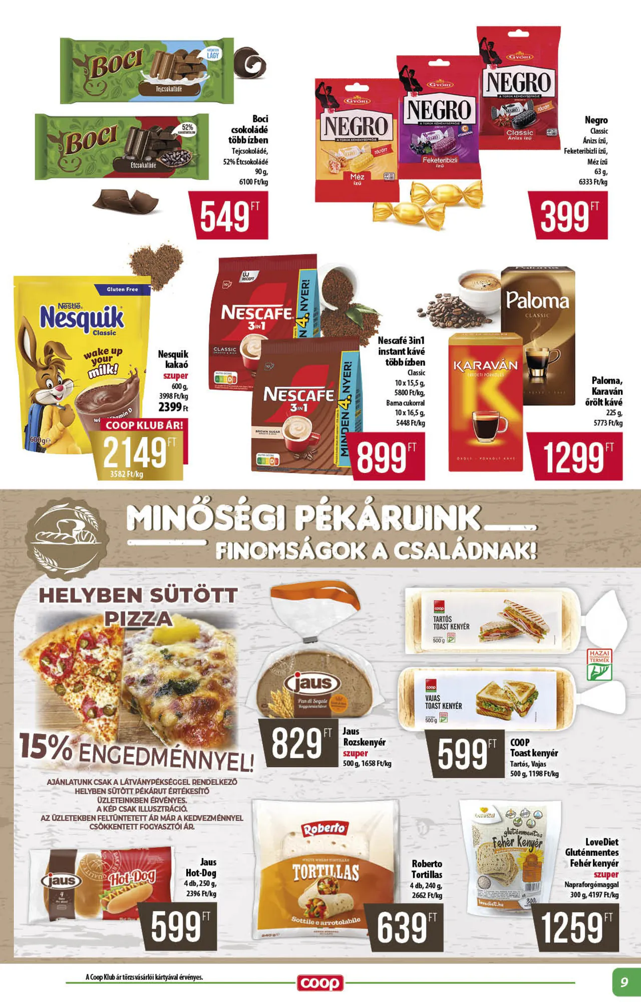 Coop akciós újság 2026.10.22-től - 9. oldal.