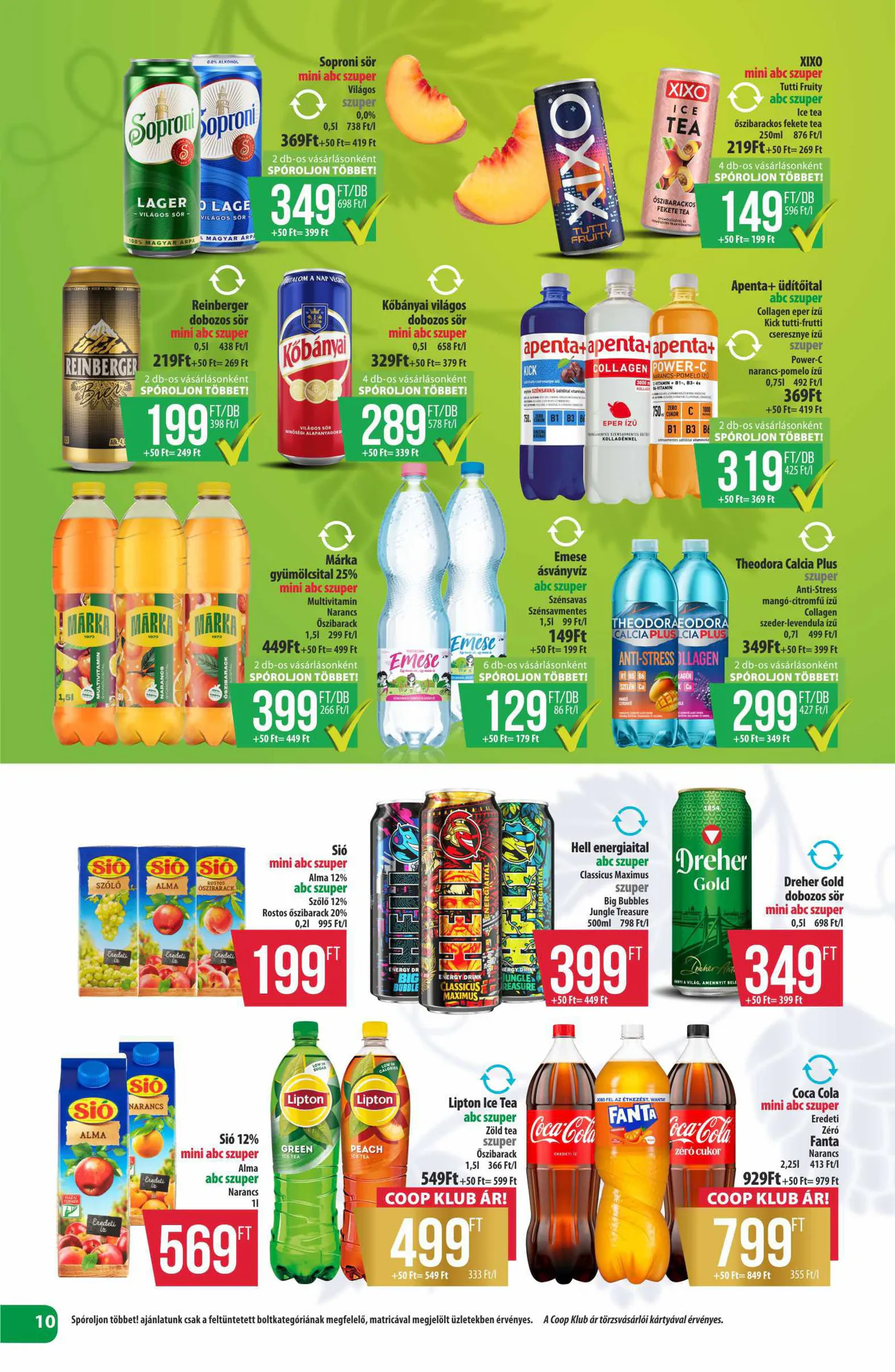 Coop akciós újság 2026.10.22-től - 10. oldal.