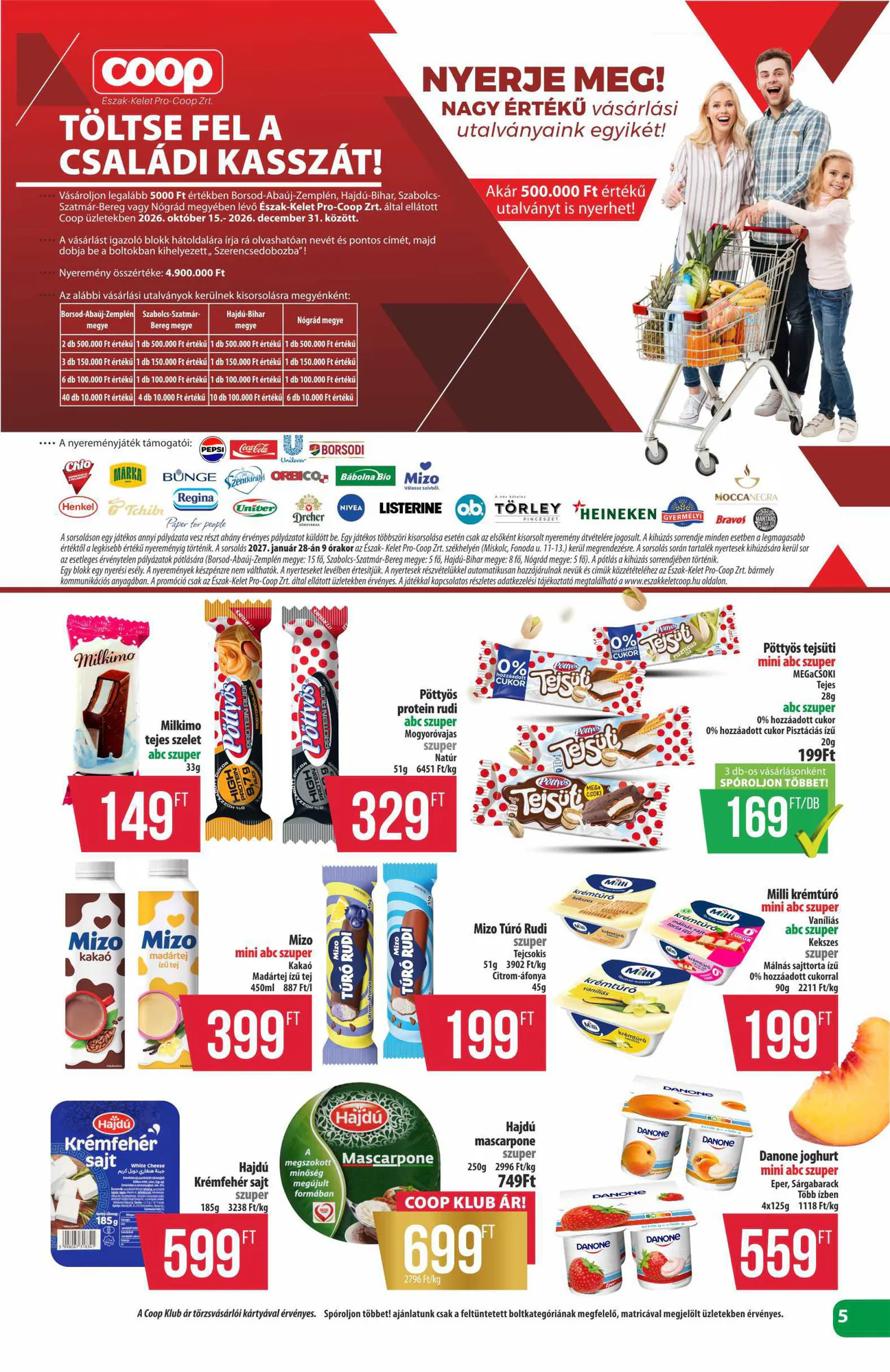 Coop akciós újság 2026.10.22-től - 5. oldal.