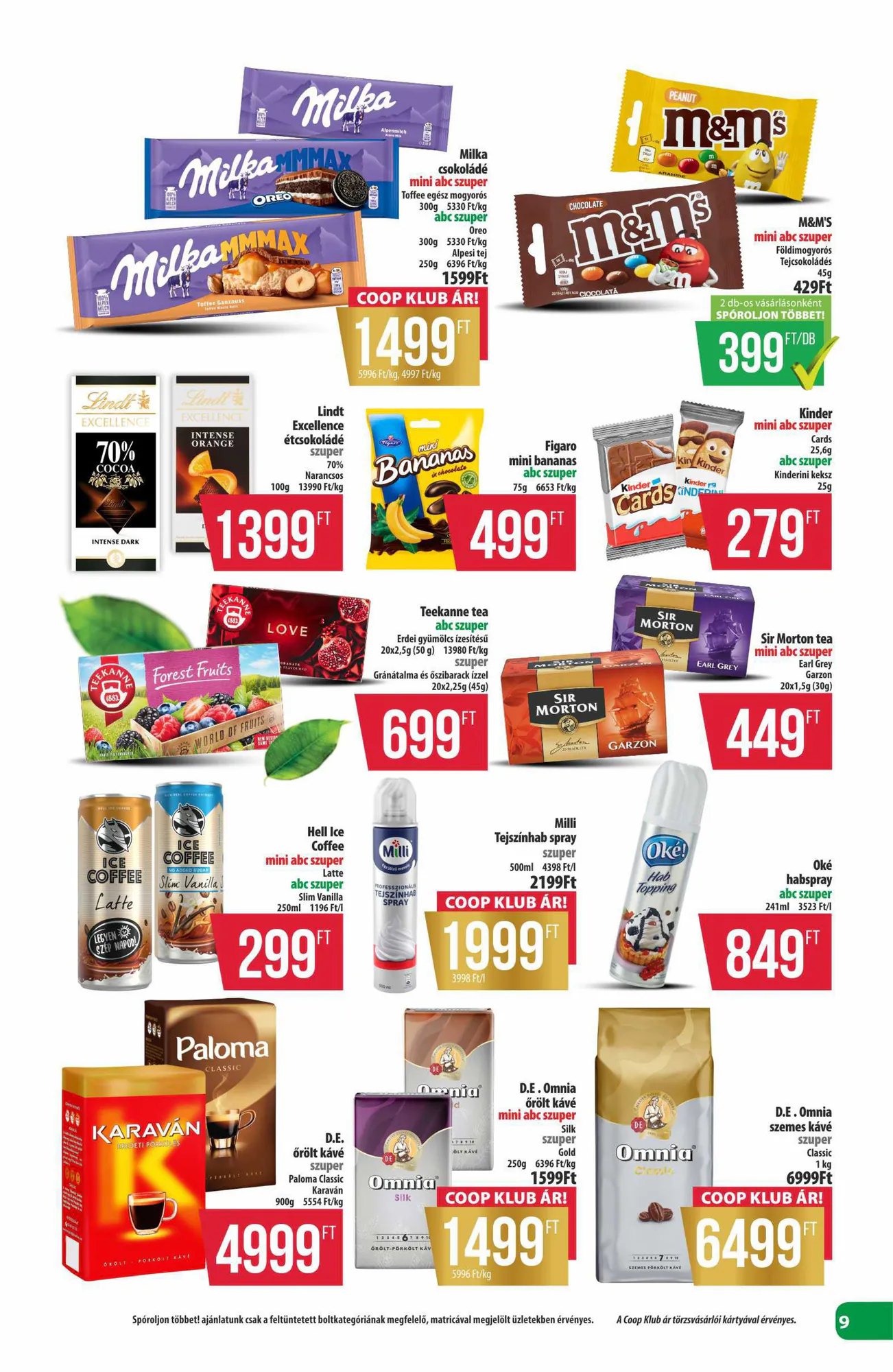 Coop akciós újság 2026.10.22-től - 9. oldal.