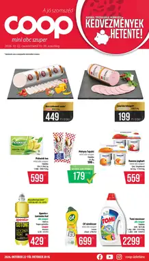 Coop akciós újság 2026.10.22-től