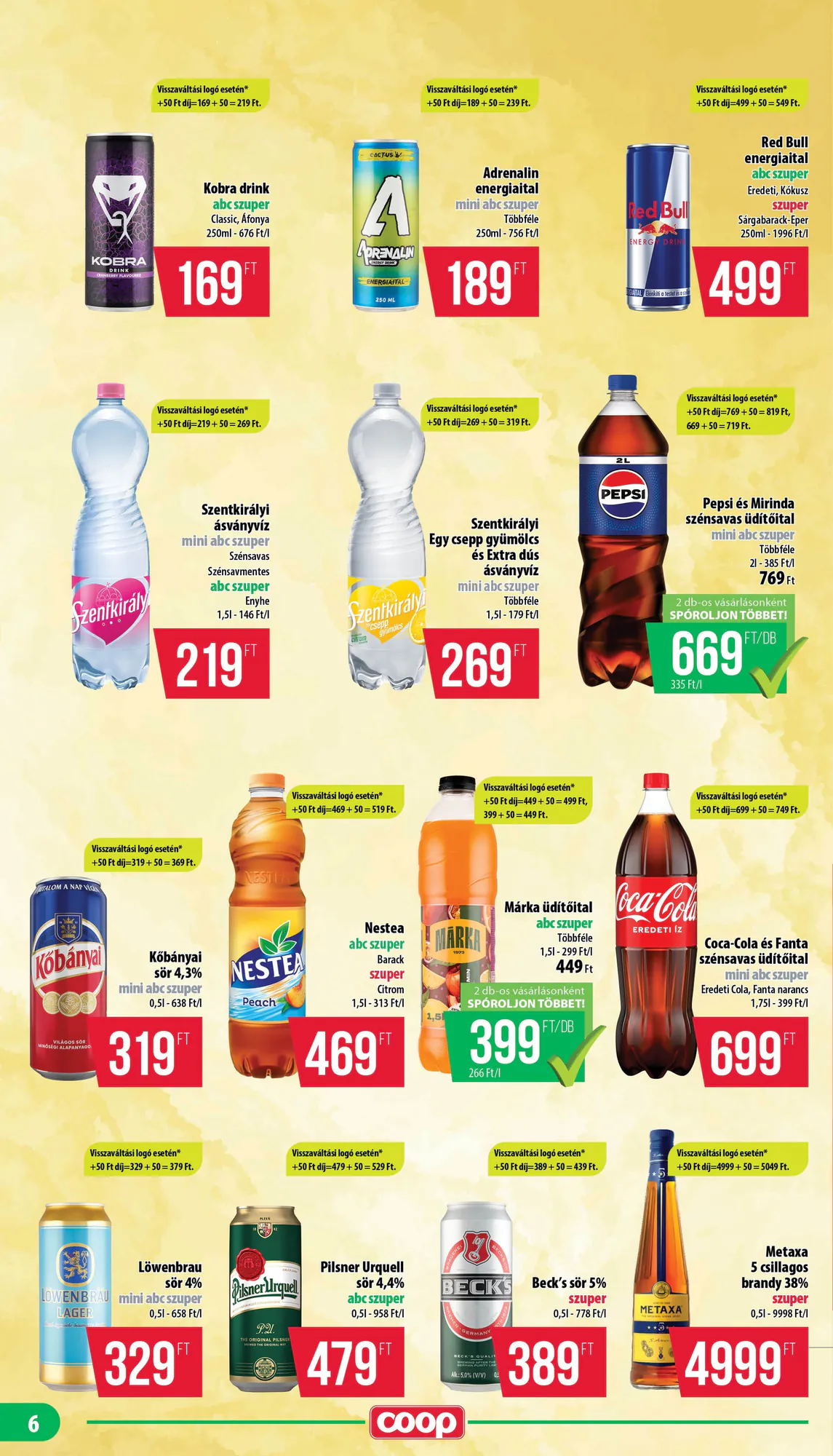 Coop akciós újság 2026.10.22-től - 6. oldal.