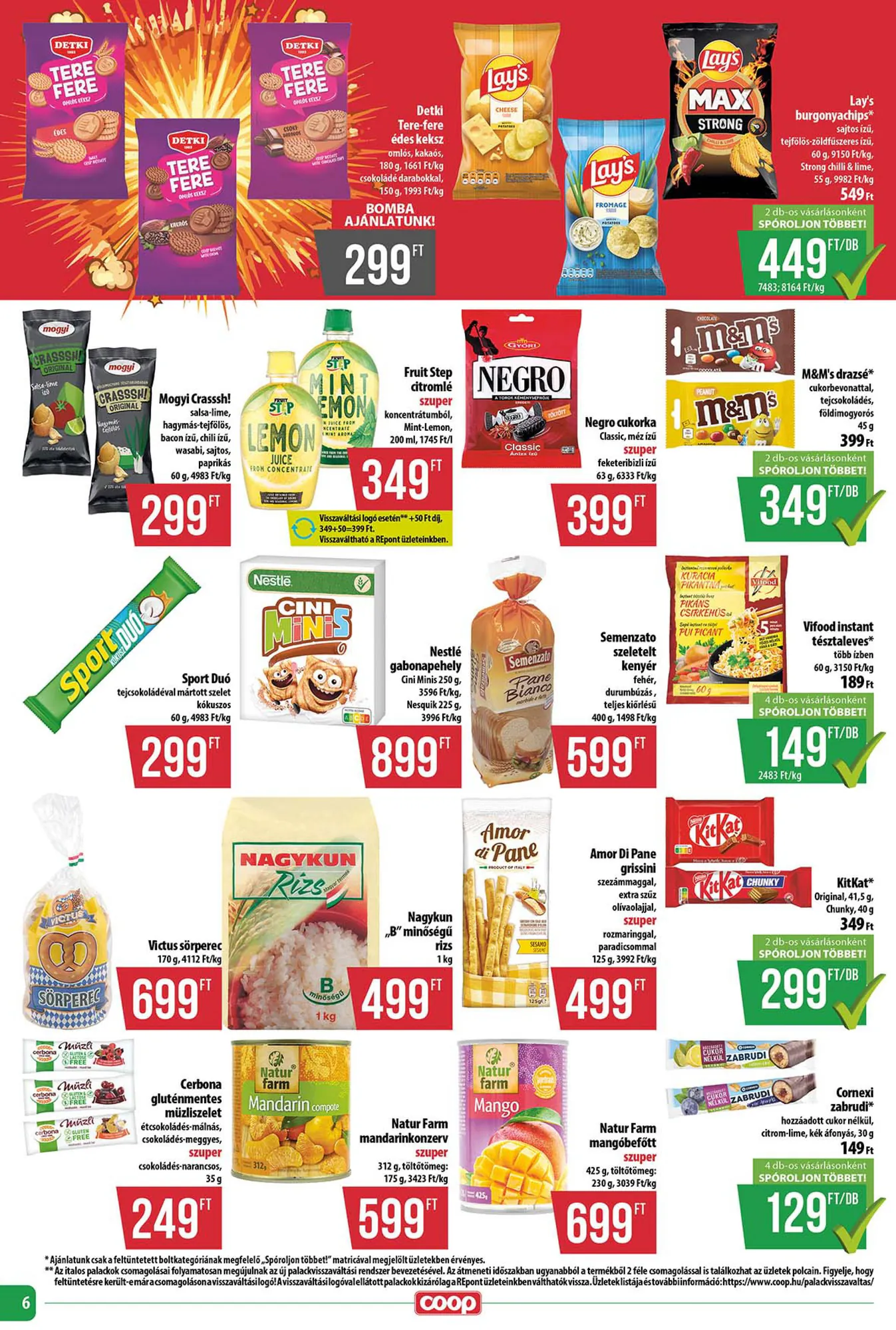Coop akciós újság 2026.10.22-től - 6. oldal.