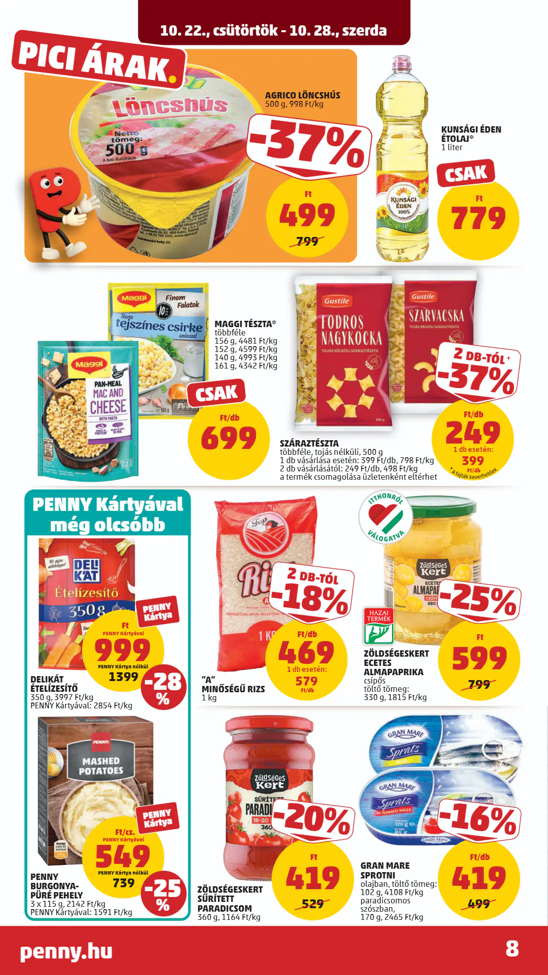 Penny Market akciós újság 2026.10.22-től - 10. oldal.