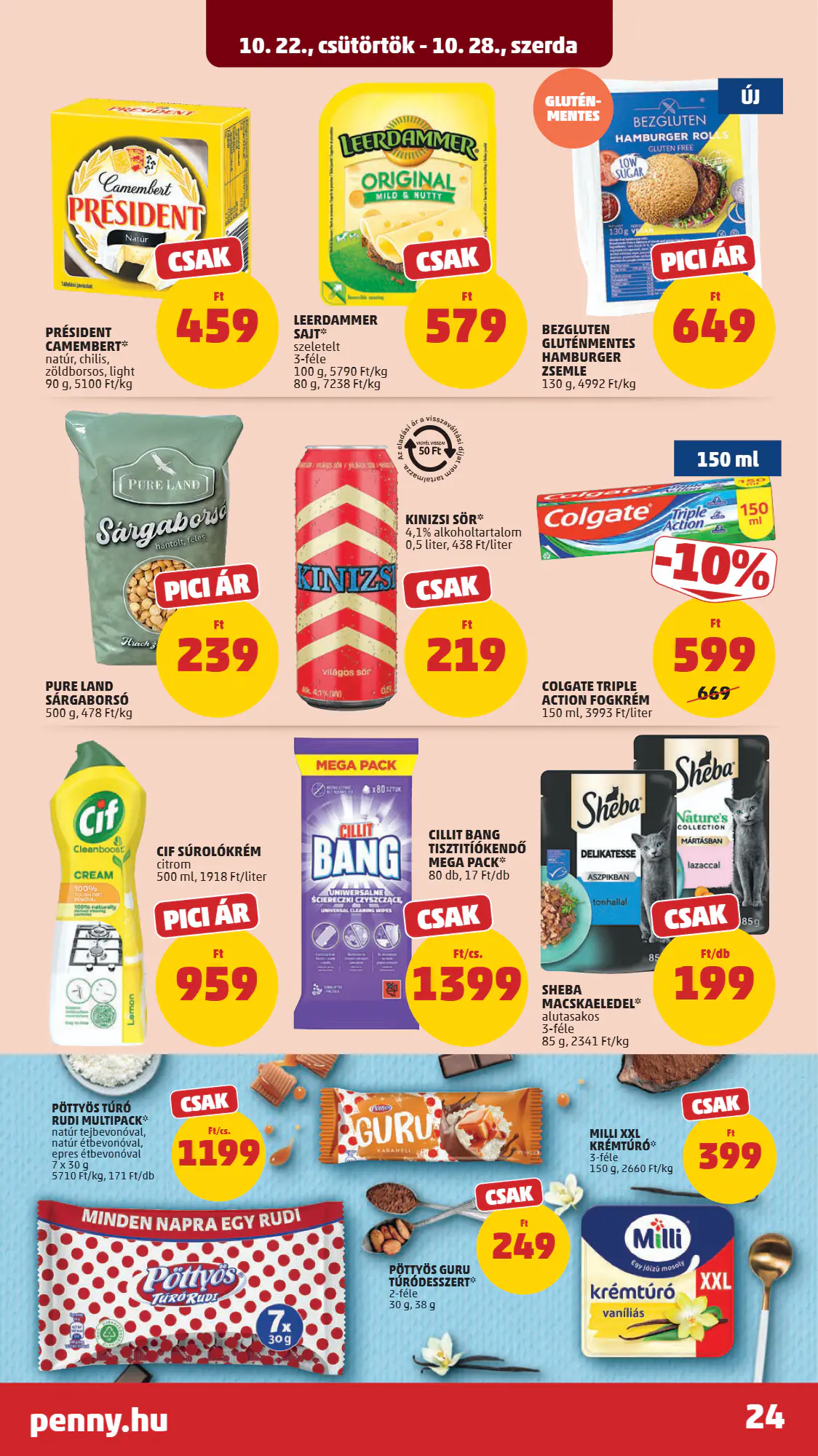 Penny Market akciós újság 2026.10.22-től - 29. oldal.