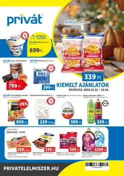 Privát akciós újság 2026.10.22-től