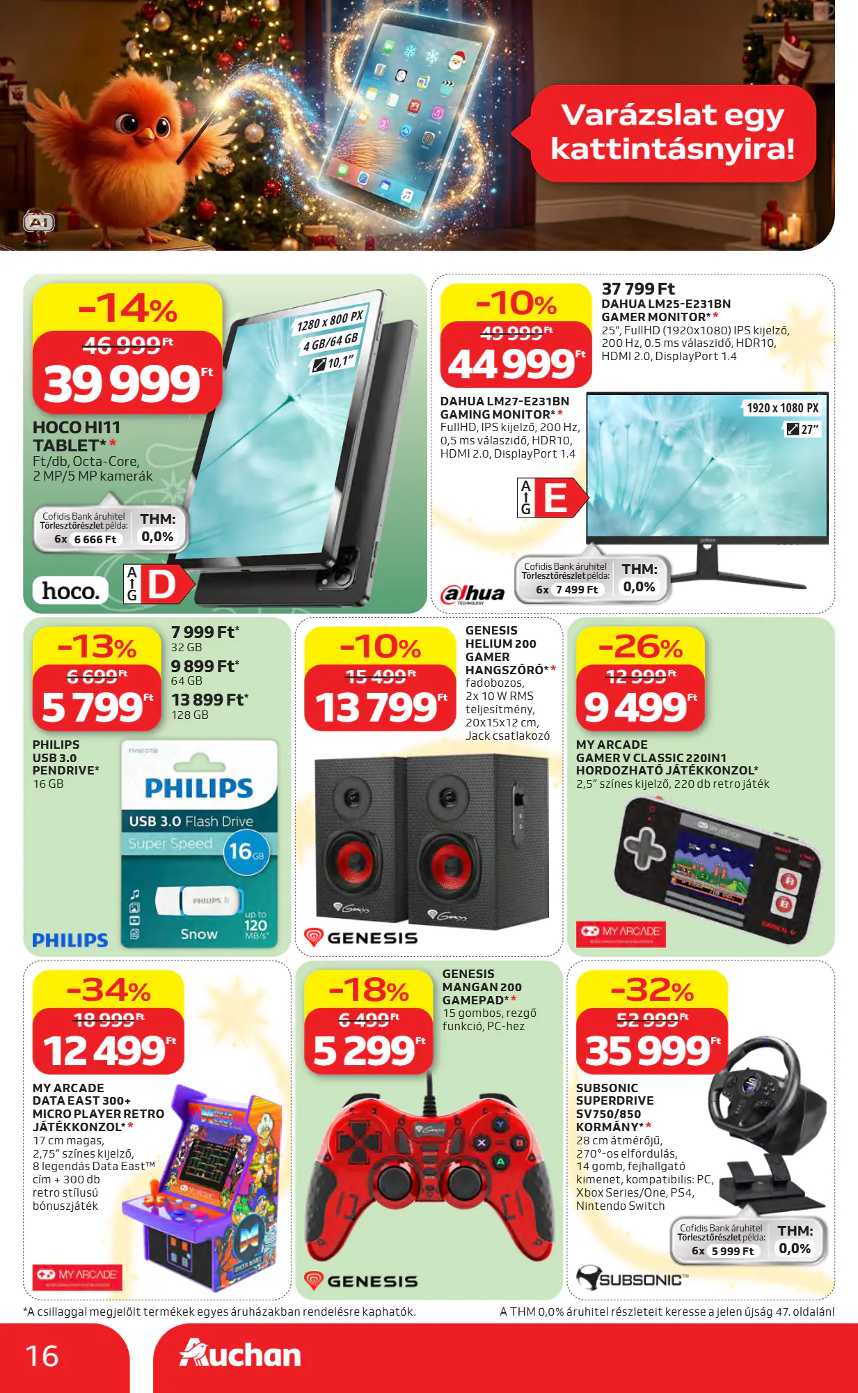Auchan akciós újság 2026.10.22-től - 16. oldal.