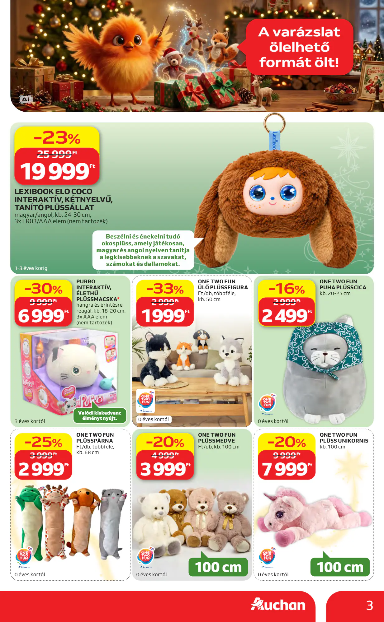 Auchan akciós újság 2026.10.22-től - 3. oldal.