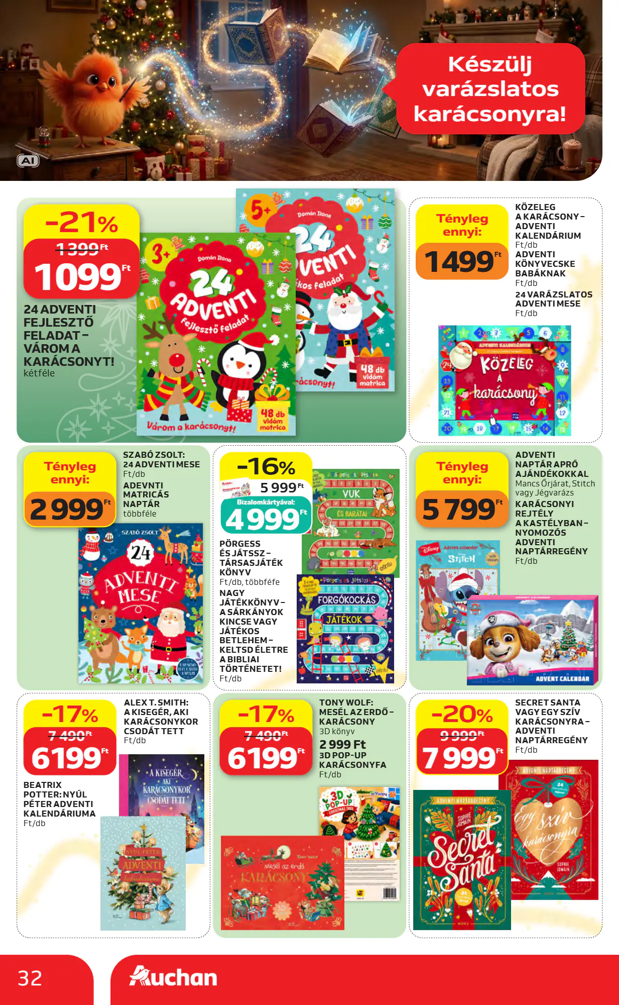 Auchan akciós újság 2026.10.22-től - 32. oldal.