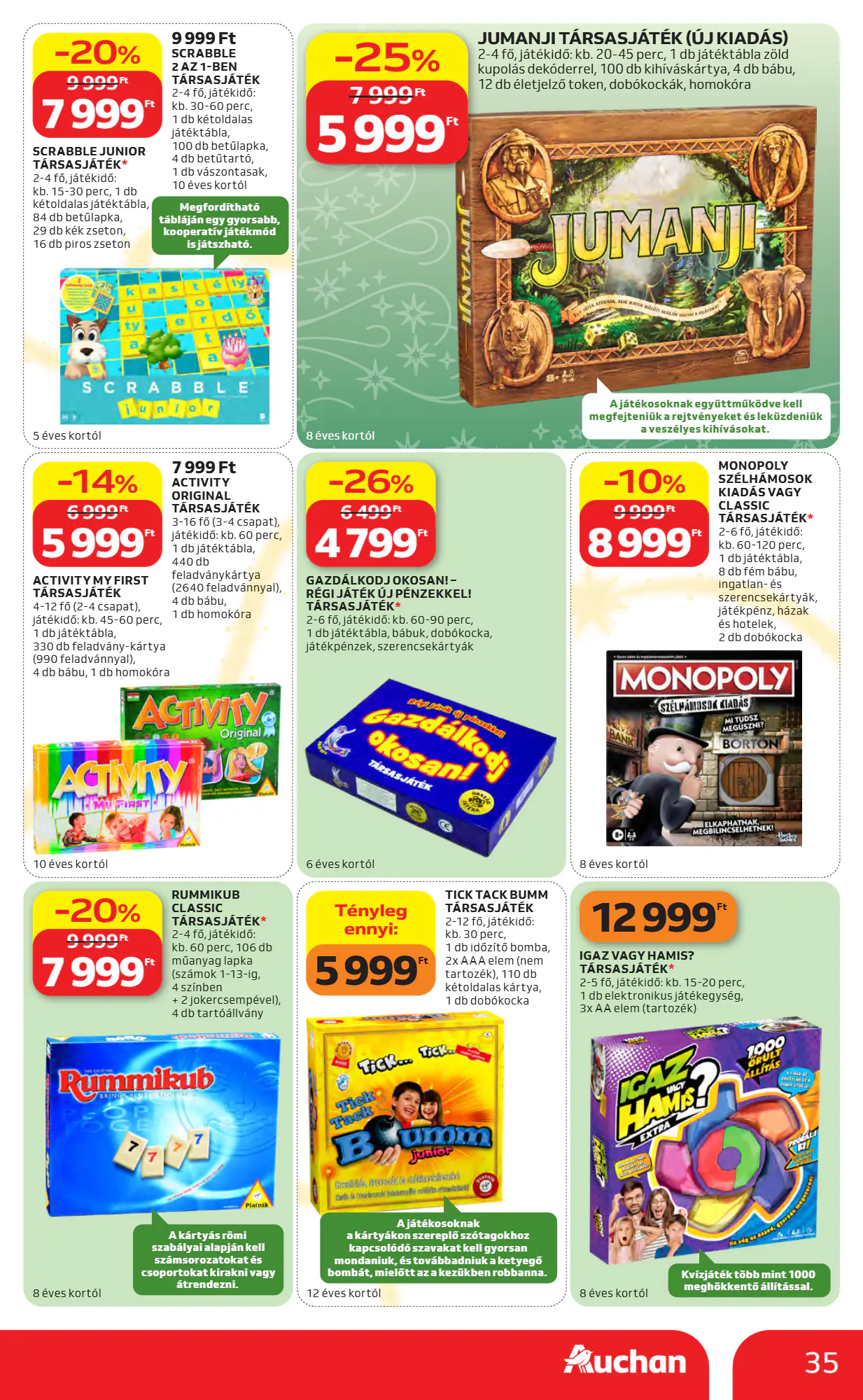 Auchan akciós újság 2026.10.22-től - 35. oldal.