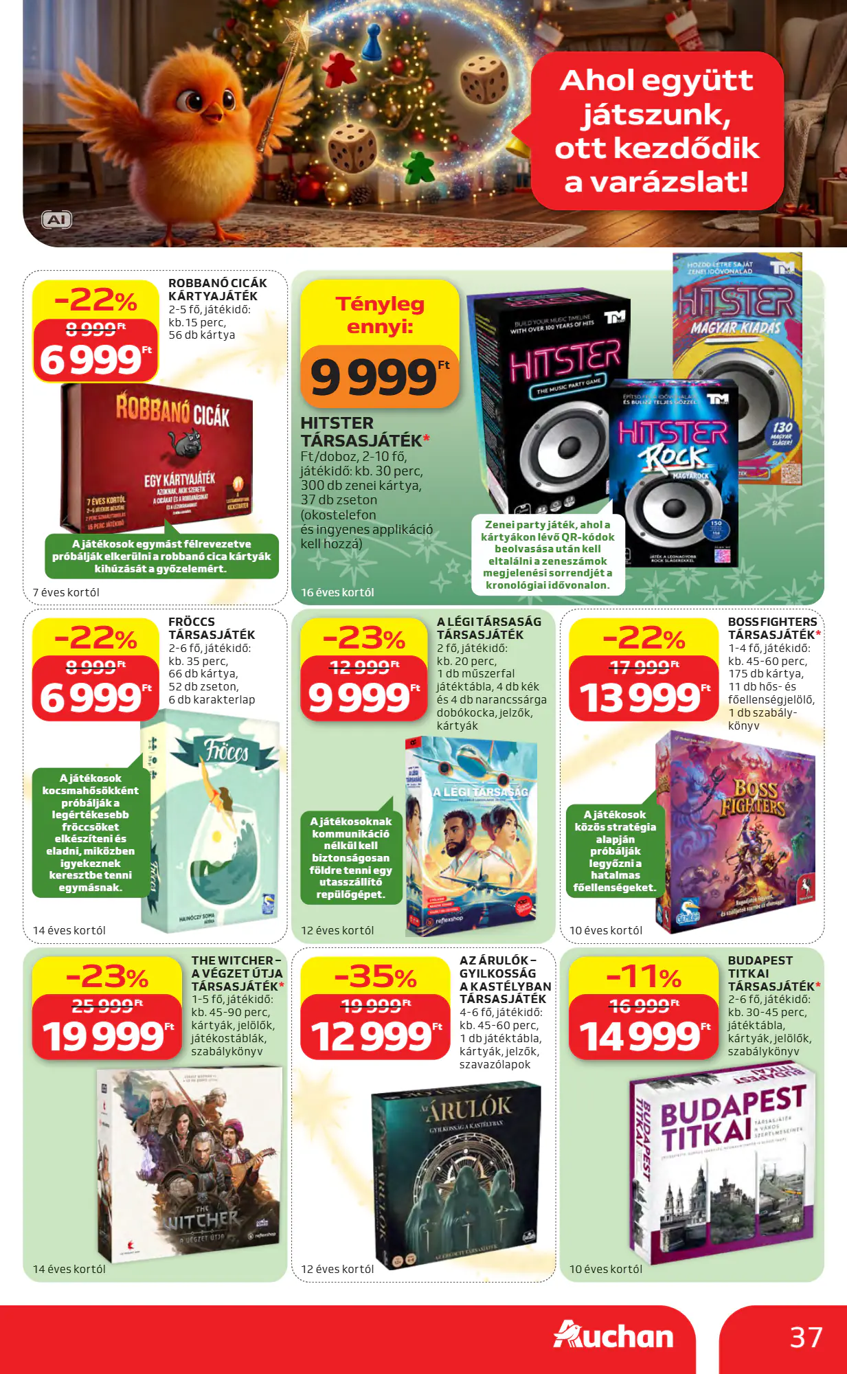 Auchan akciós újság 2026.10.22-től - 37. oldal.