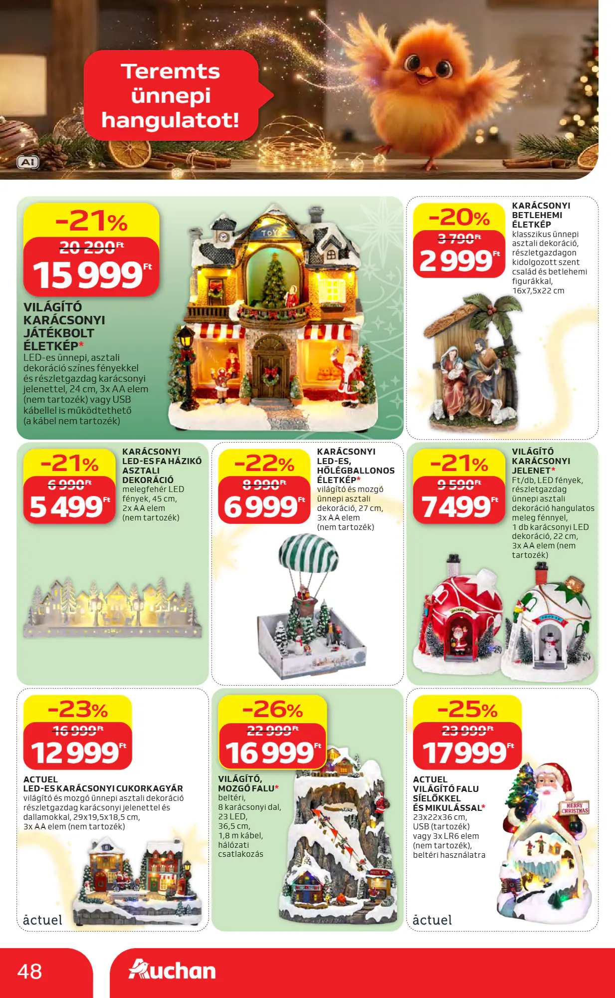 Auchan akciós újság 2026.10.22-től - 48. oldal.