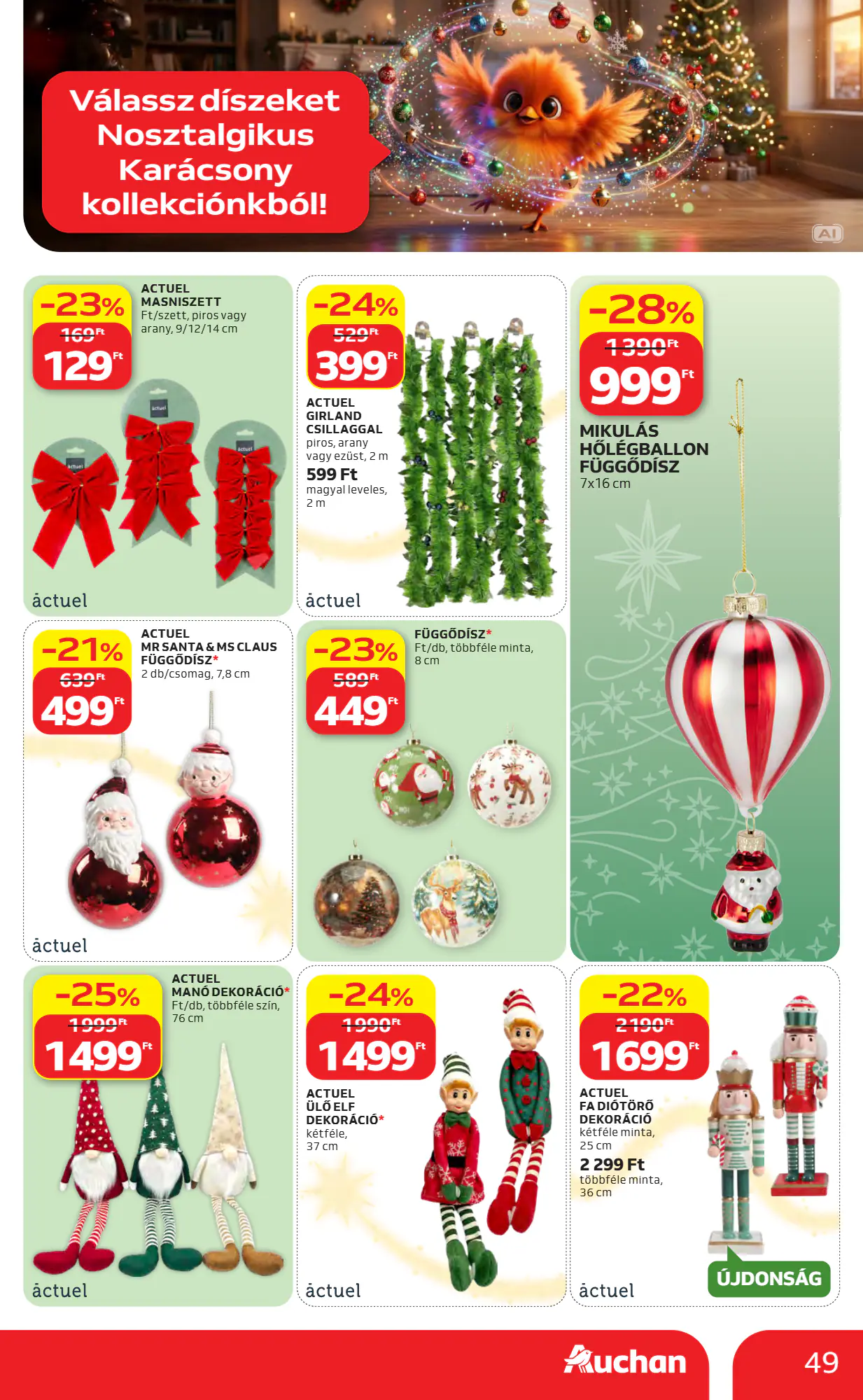 Auchan akciós újság 2026.10.22-től - 49. oldal.