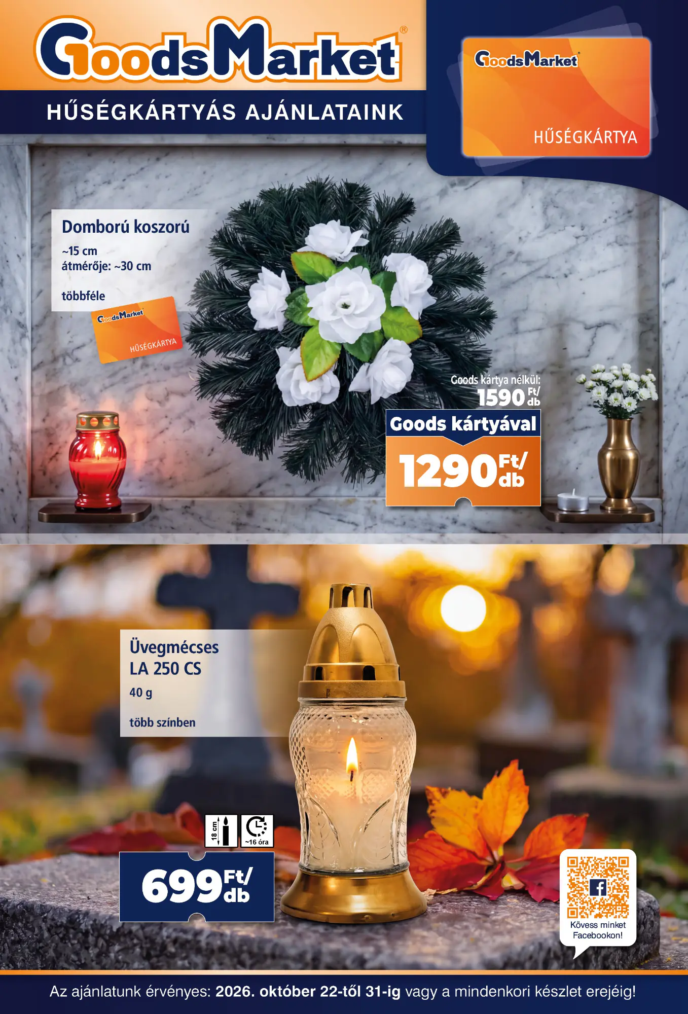 Goods Market akciós újság 2026.10.22-től - 1. oldal.