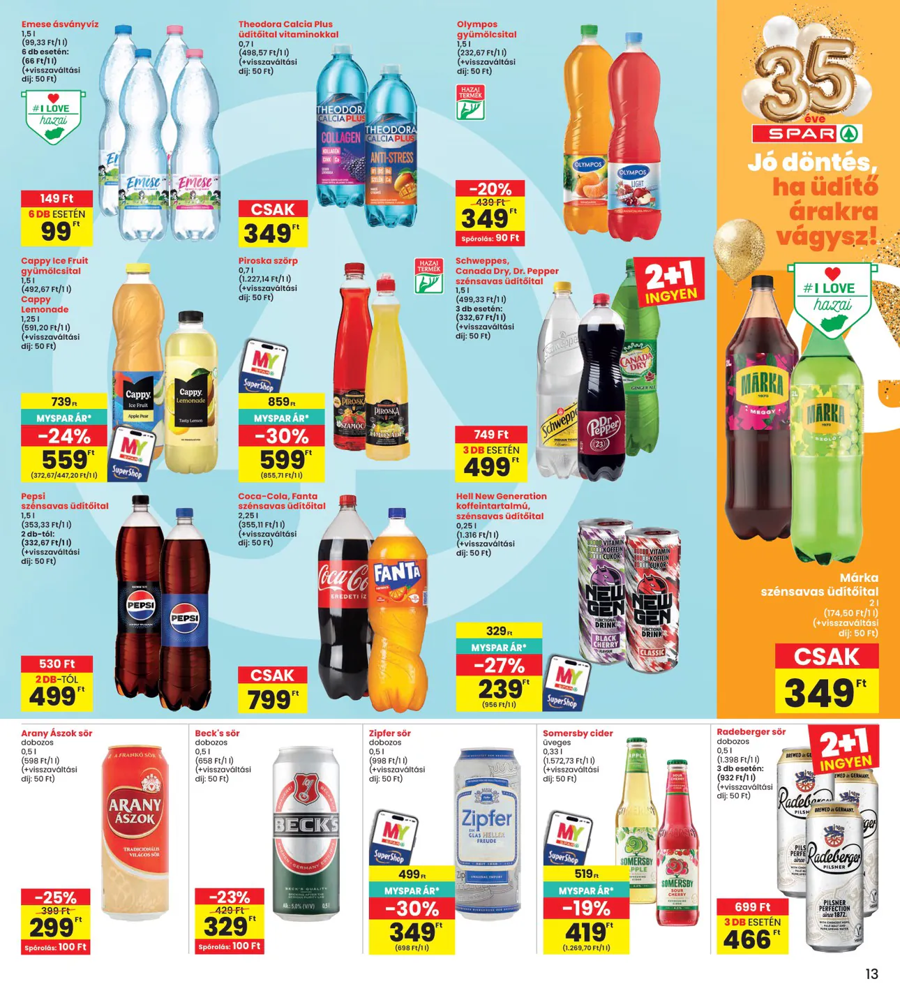 Interspar akciós újság 2026.10.29-től - 13. oldal.