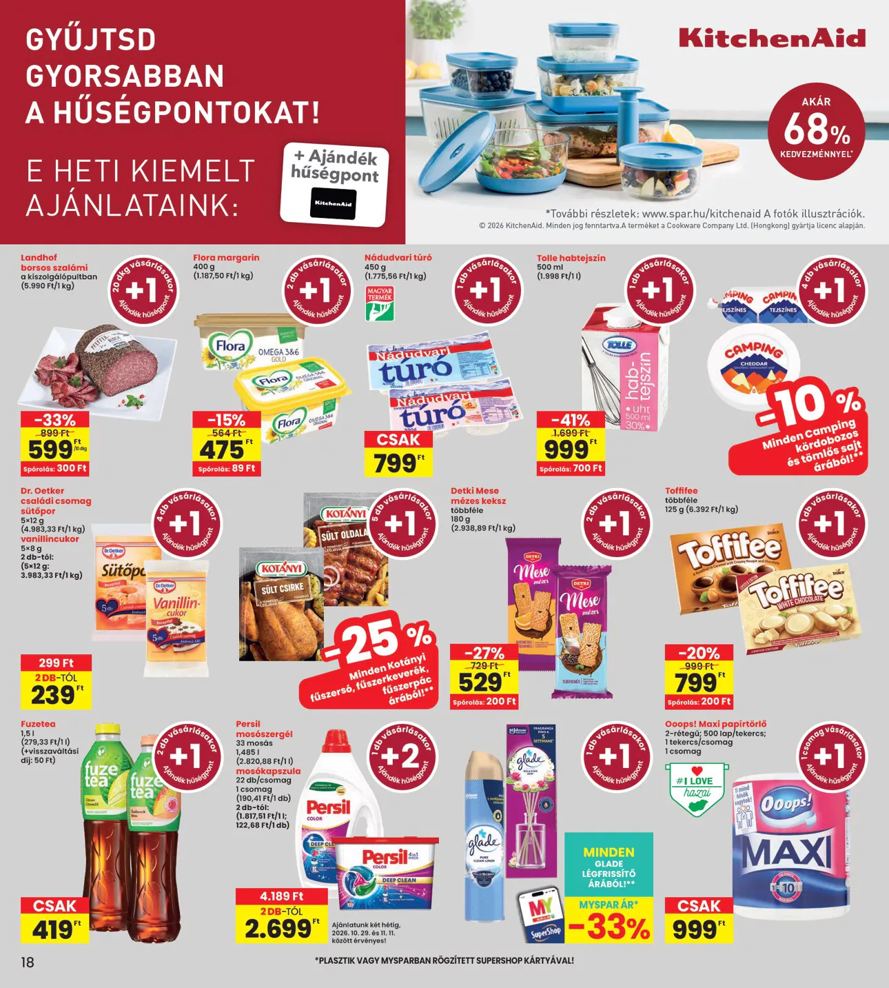 Interspar akciós újság 2026.10.29-től - 18. oldal.