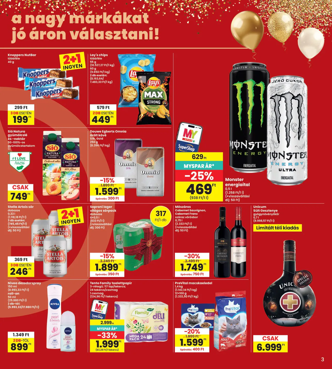 Interspar akciós újság 2026.10.29-től - 3. oldal.