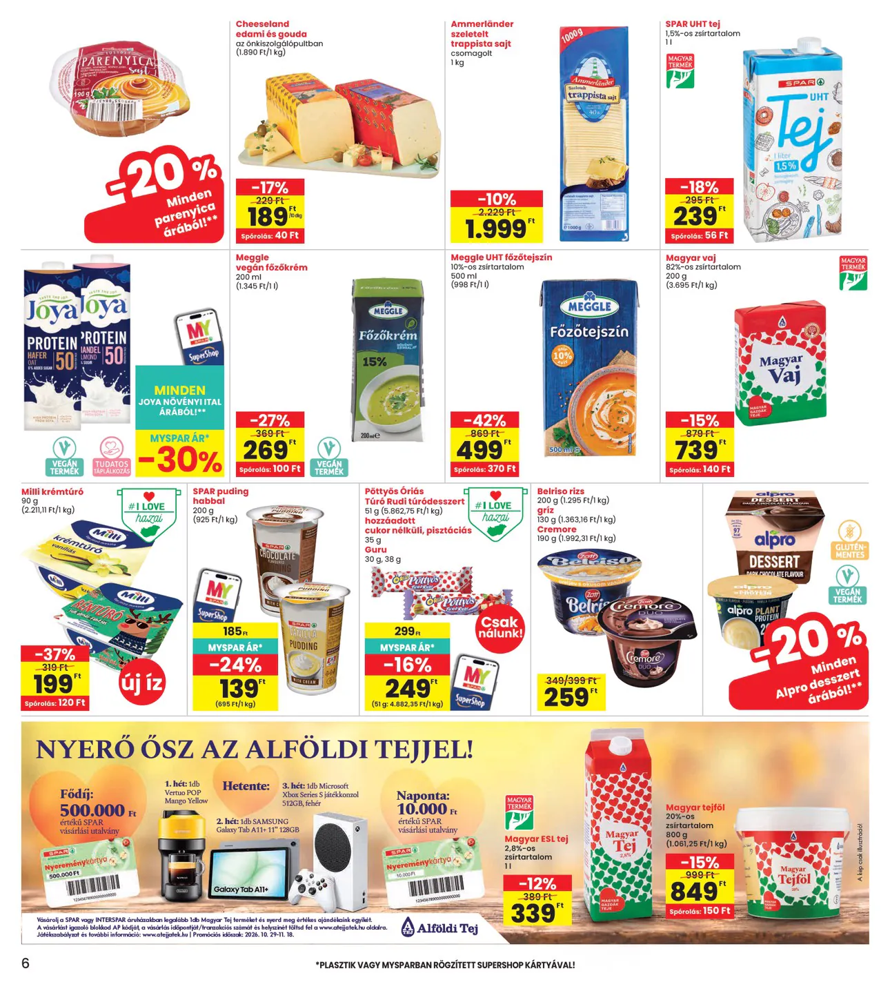 Interspar akciós újság 2026.10.29-től - 6. oldal.