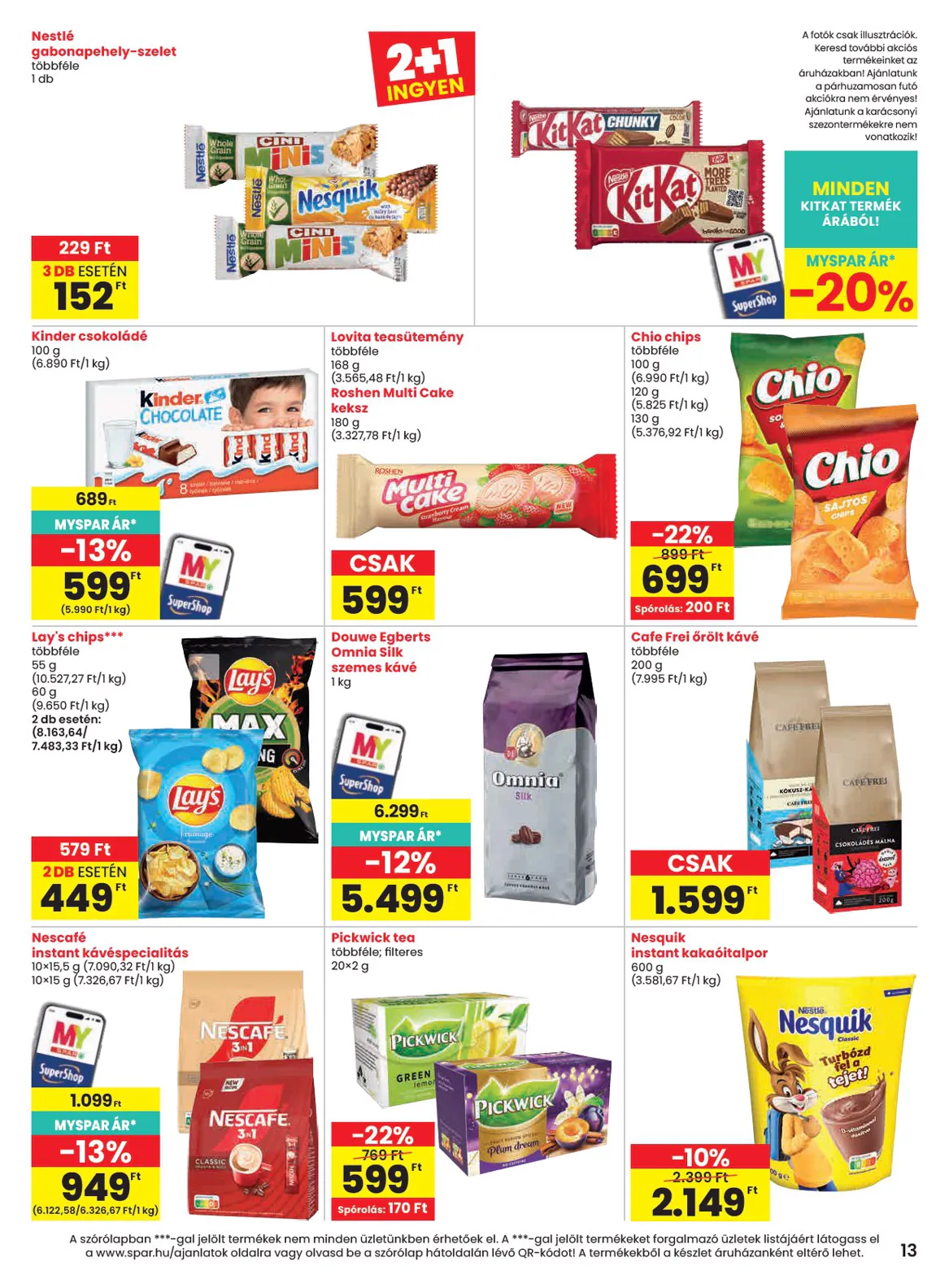 Spar akciós újság 2026.10.29-től - 13. oldal.