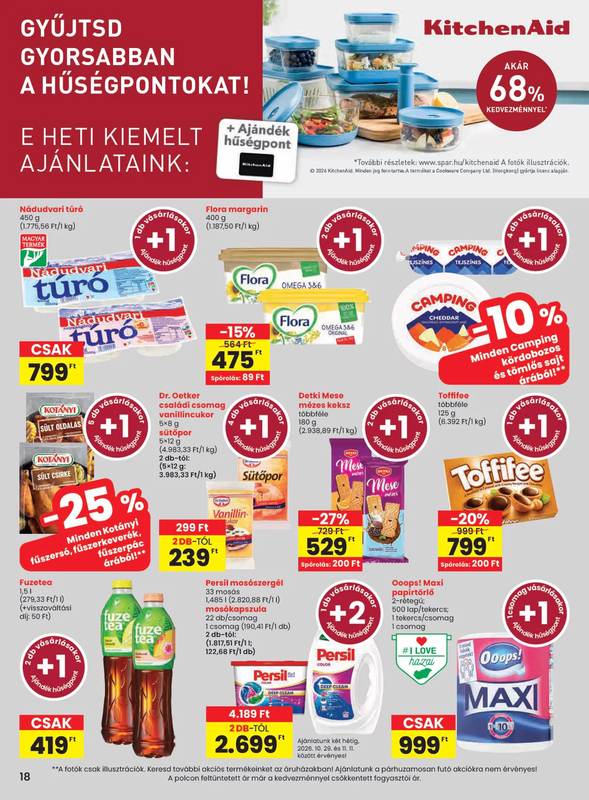 Spar akciós újság 2026.10.29-től - 18. oldal.