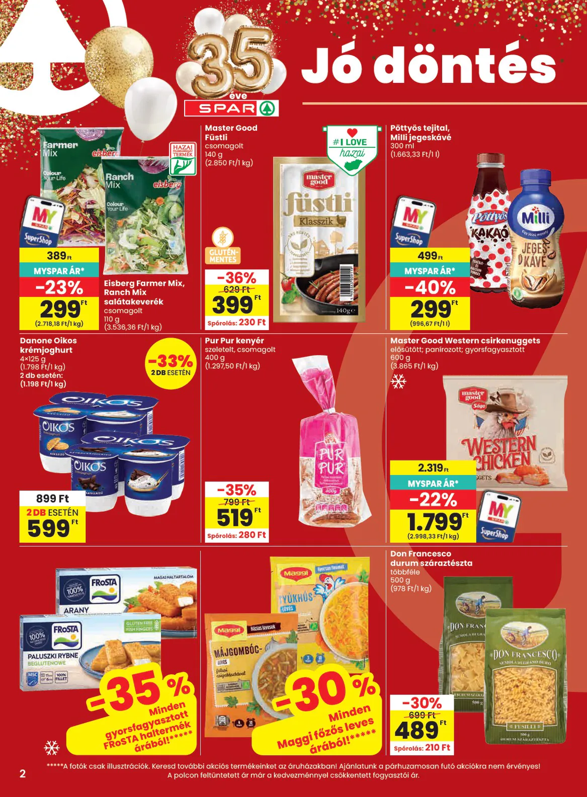Spar akciós újság 2026.10.29-től - 2. oldal.
