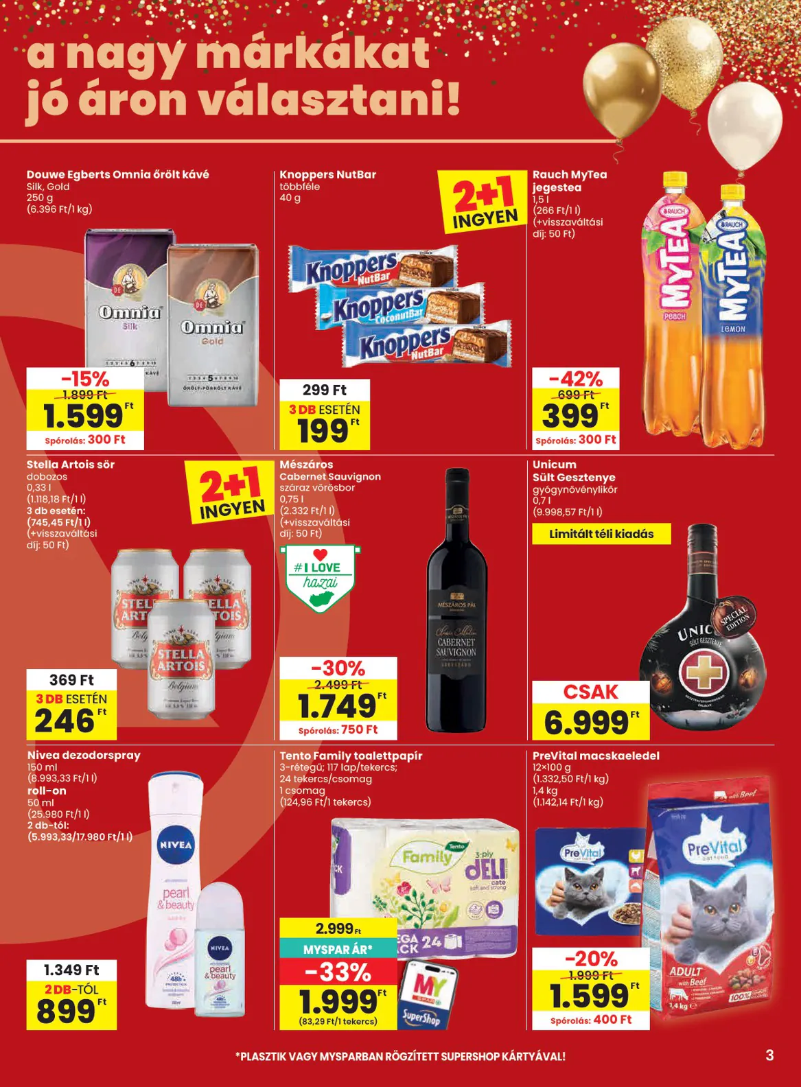 Spar akciós újság 2026.10.29-től - 3. oldal.