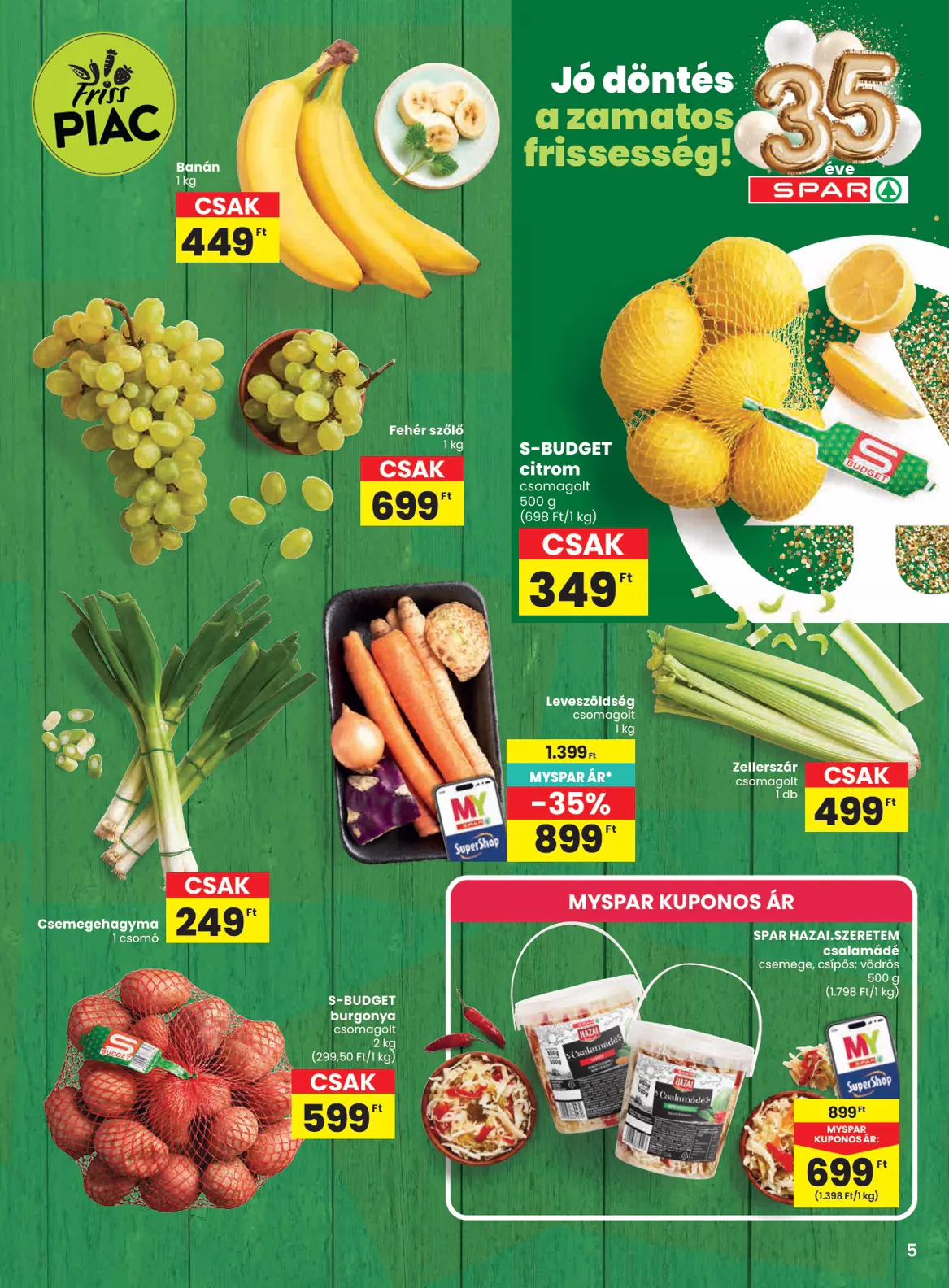 Spar akciós újság 2026.10.29-től - 5. oldal.