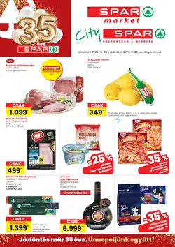 Spar Market akciós újság 2026.10.29-től